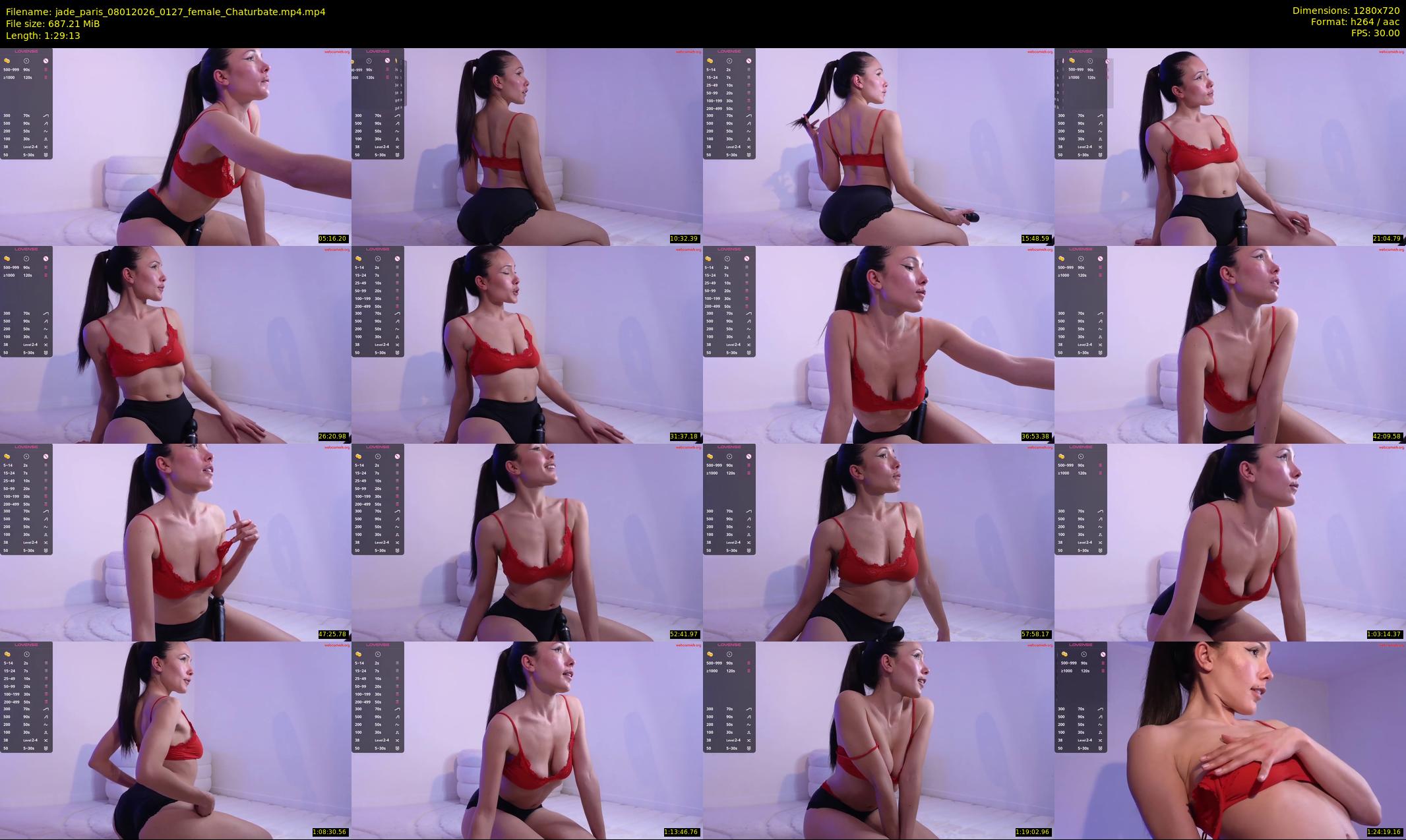 jade_paris — 90 minute Chaturbate female cam show recording, 720p, Jan 8, 2026
