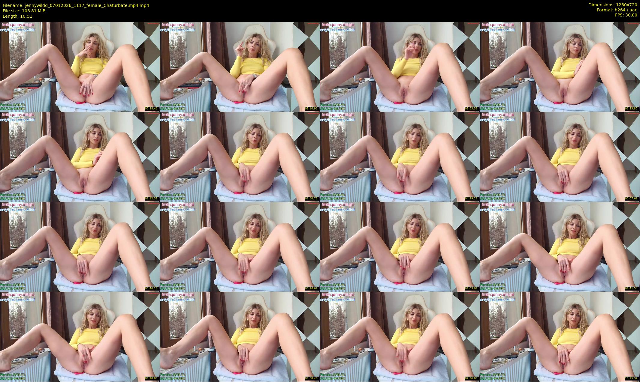 jennywildd — 11 minute Chaturbate female cam show recording, 720p, Jan 7, 2026