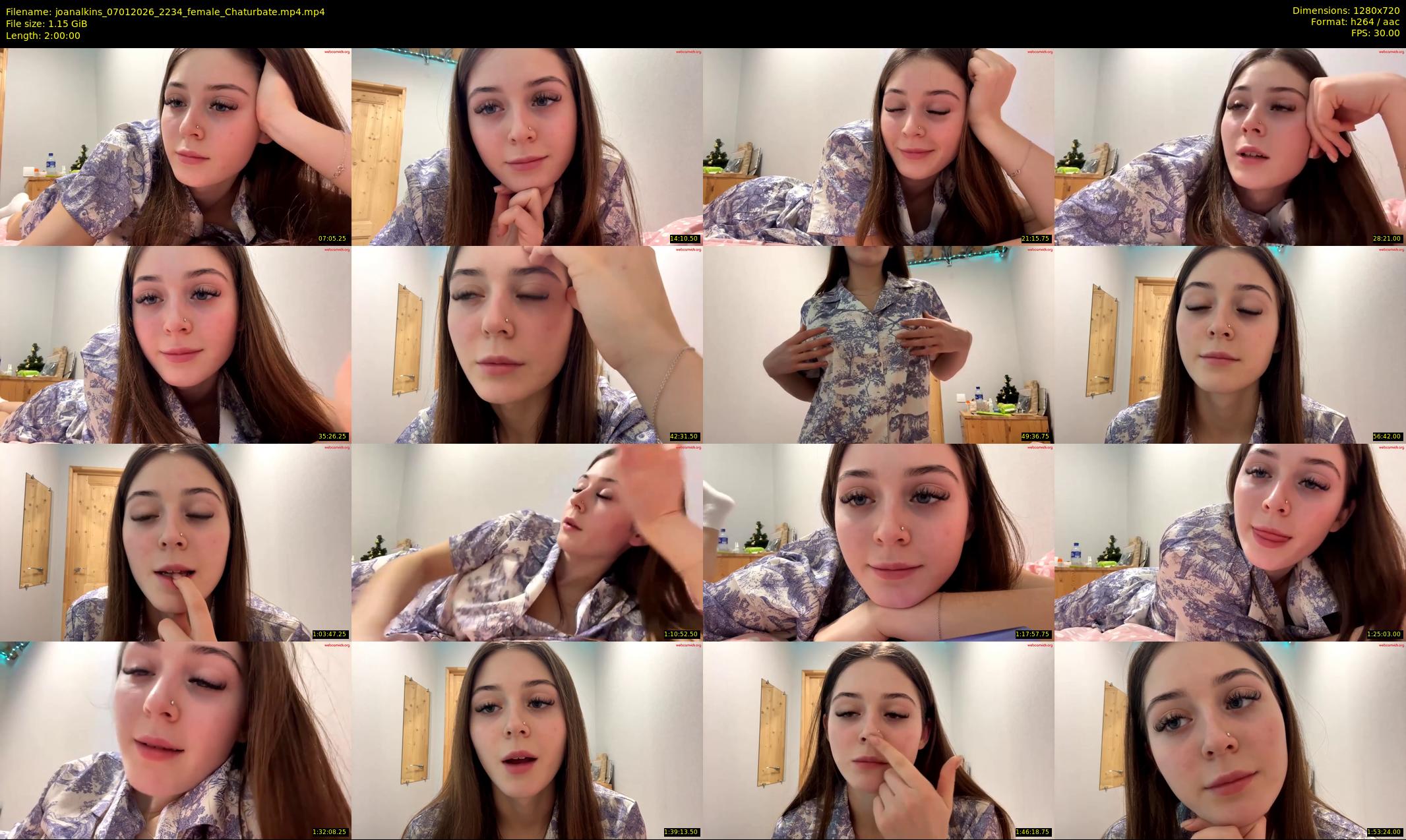 joanalkins — 120 minute Chaturbate female cam show recording, 720p, Jan 7, 2026