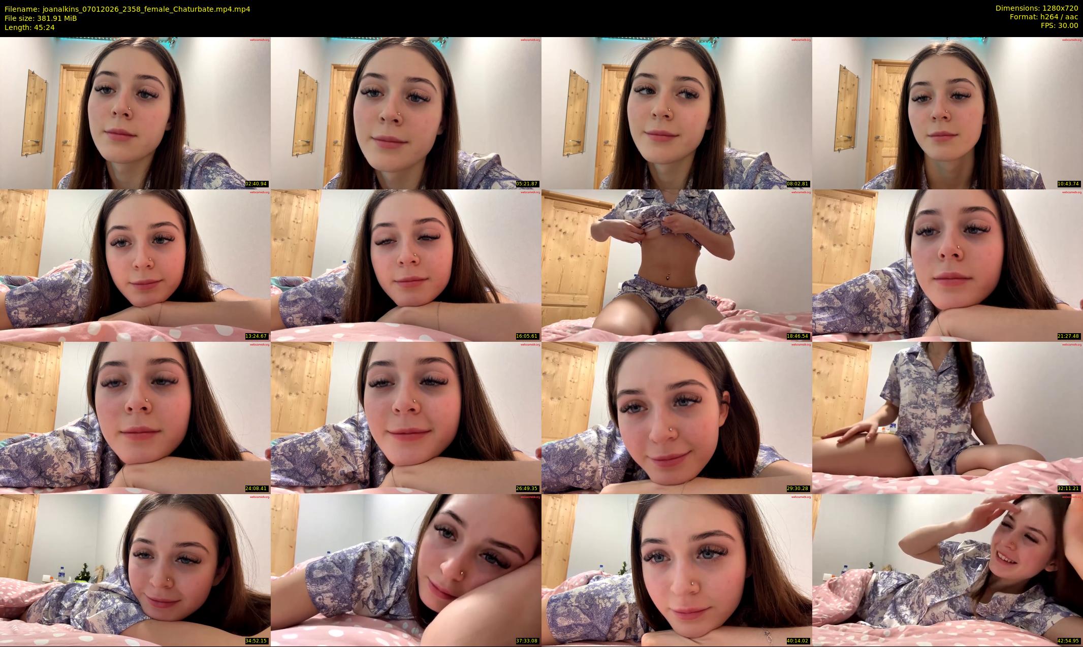 joanalkins — 46 minute Chaturbate female cam show recording, 720p, Jan 7, 2026