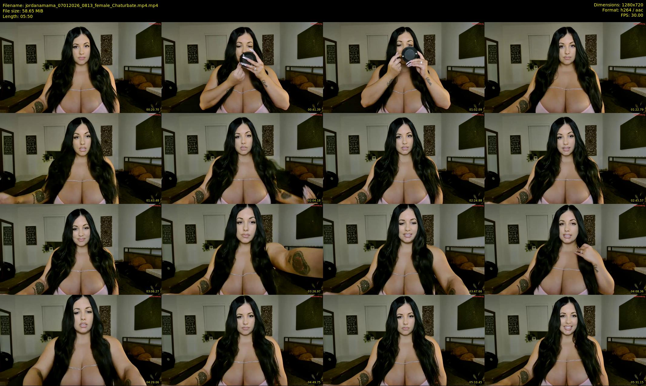 jordanamama — 6 minute Chaturbate couple cam show recording, 720p, Jan 7, 2026