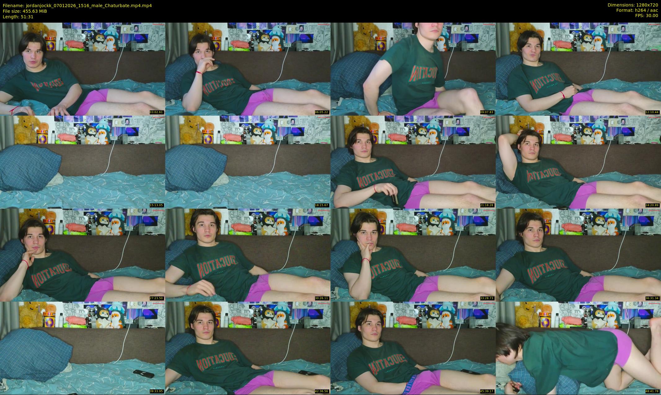 jordanjockk — 52 minute Chaturbate male cam show recording, 720p, Jan 7, 2026