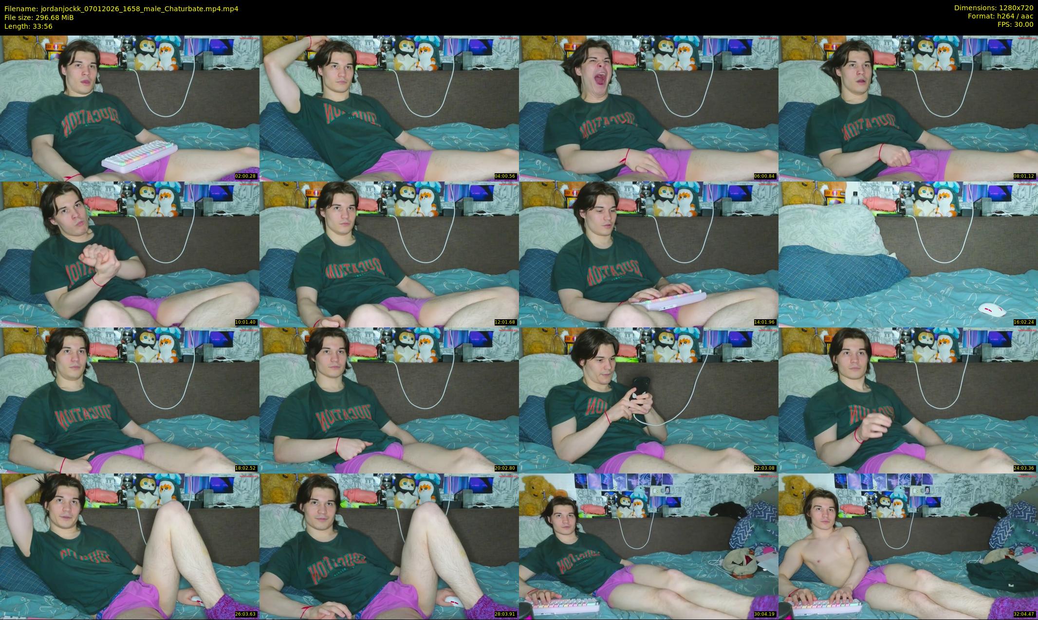 jordanjockk — 34 minute Chaturbate male cam show recording, 720p, Jan 7, 2026