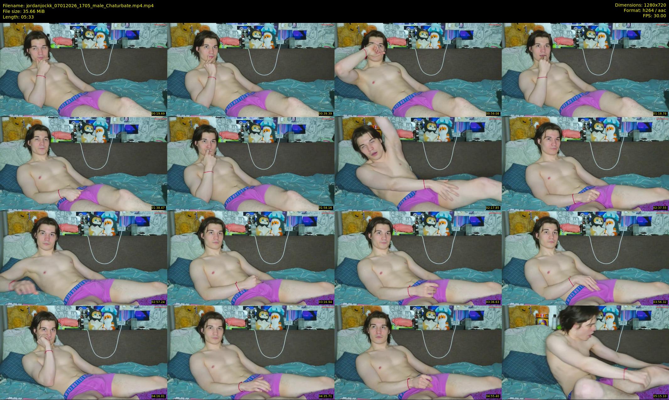jordanjockk — 6 minute Chaturbate male cam show recording, 720p, Jan 7, 2026