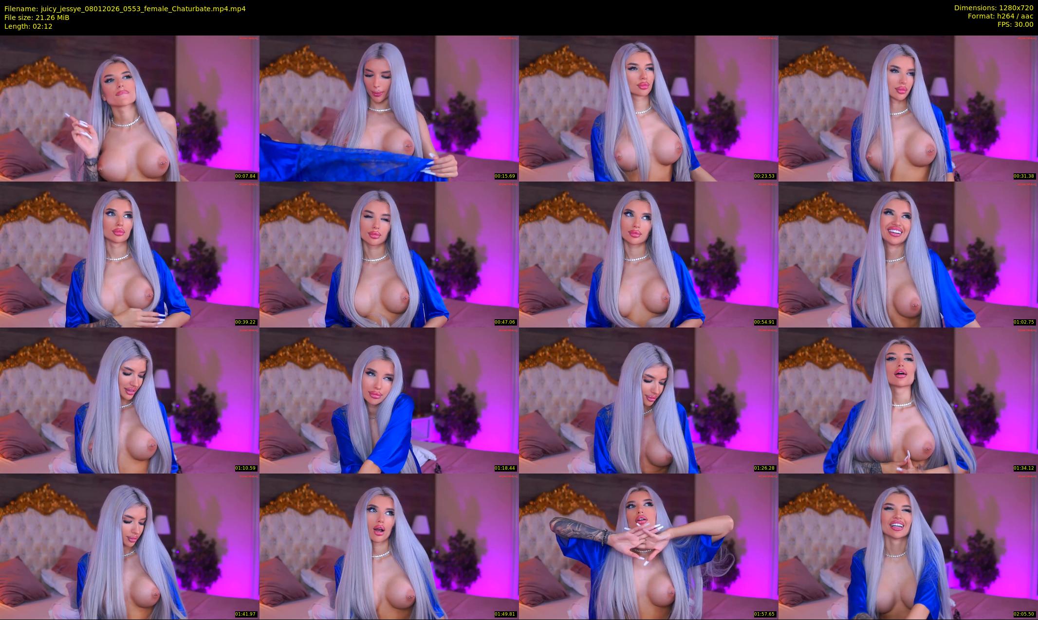 juicy_jessye — 3 minute Chaturbate female cam show recording, 720p, Jan 8, 2026