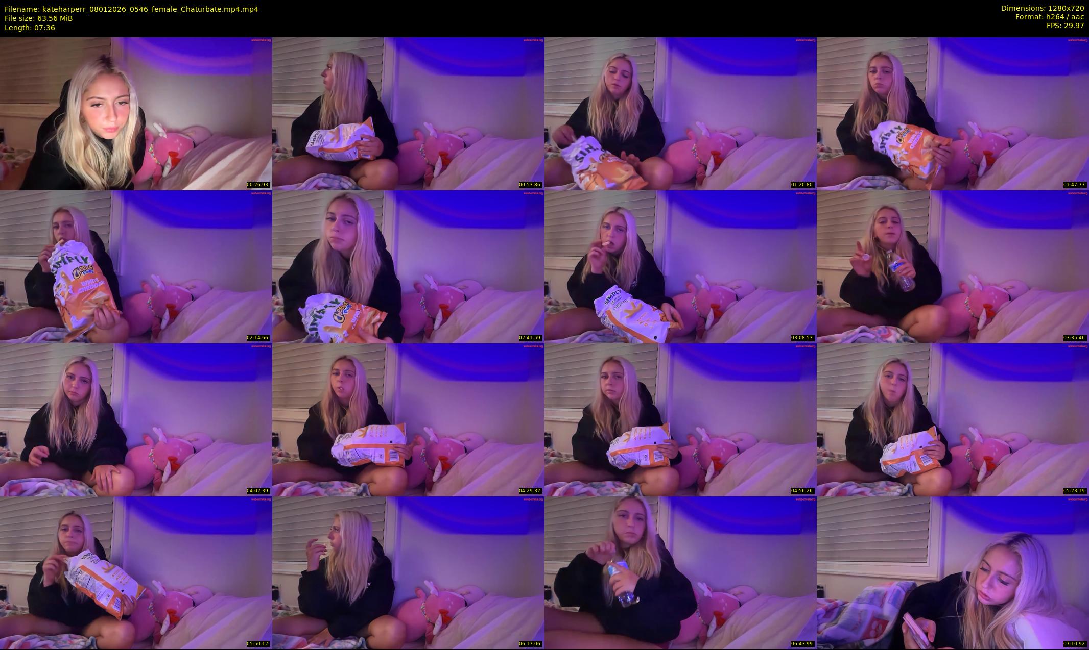 kateharperr — 8 minute Chaturbate female cam show recording, 720p, Jan 8, 2026