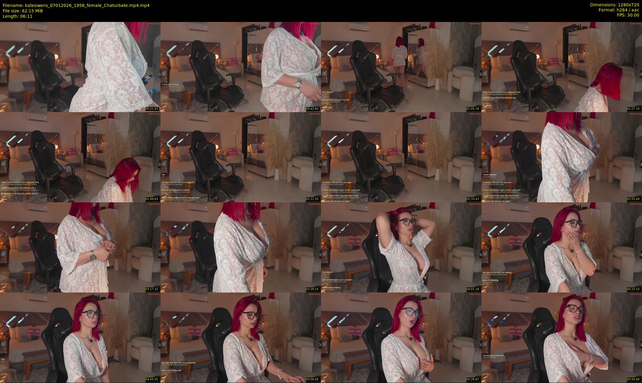 kateowens — 7 minute Chaturbate female cam show recording, 720p, Jan 7, 2026
