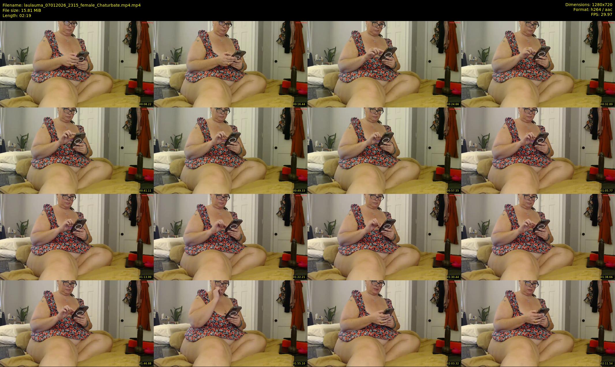 laulauma — 3 minute Chaturbate female cam show recording, 720p, Jan 7, 2026