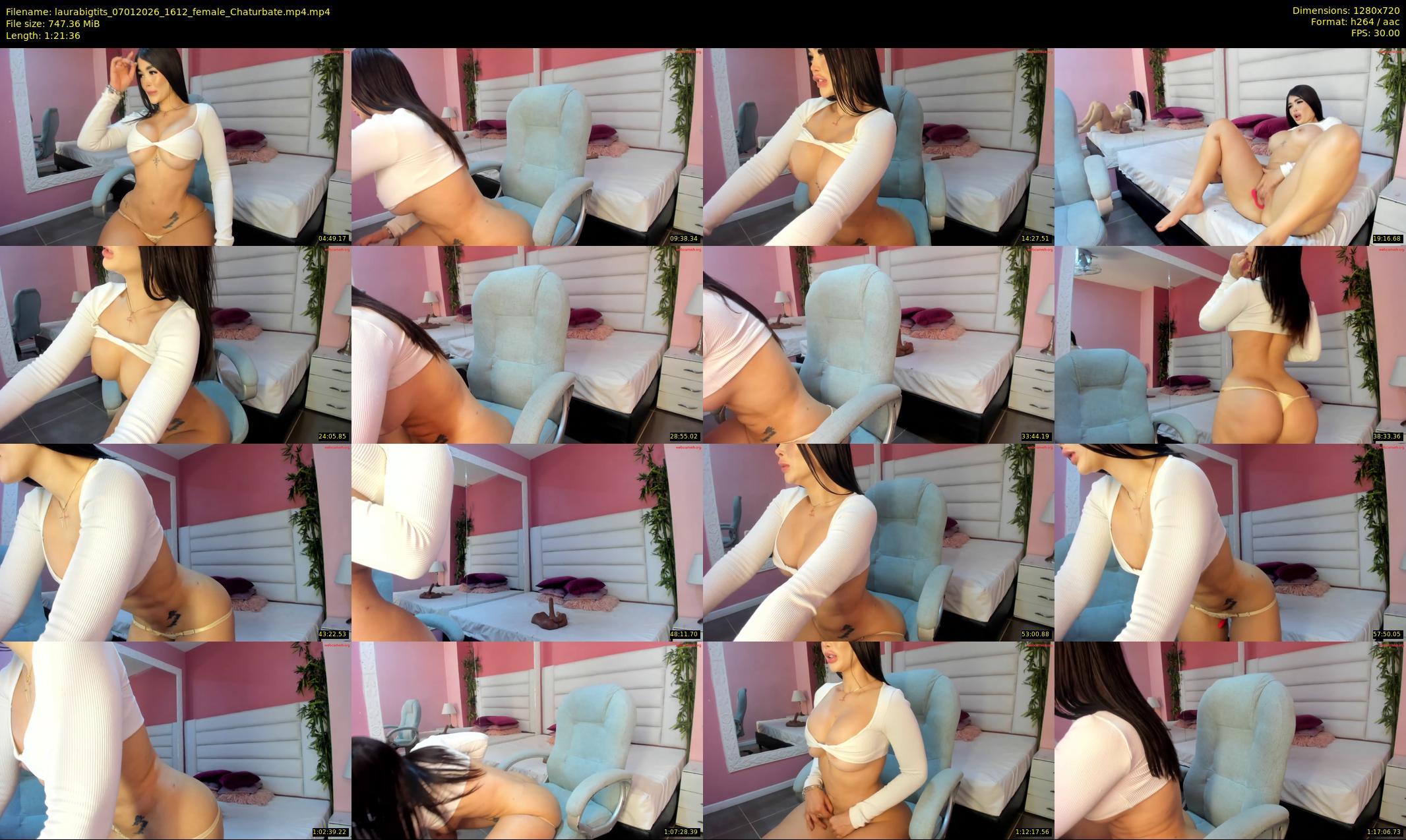 laurabigtits — 82 minute Chaturbate female cam show recording, 720p, Jan 7, 2026