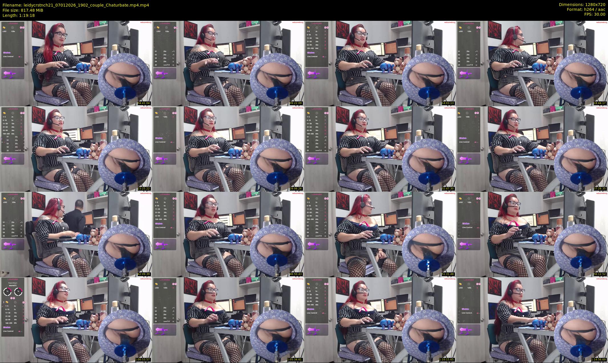 leidycrstnch21 — 80 minute Chaturbate female cam show recording, 720p, Jan 7, 2026