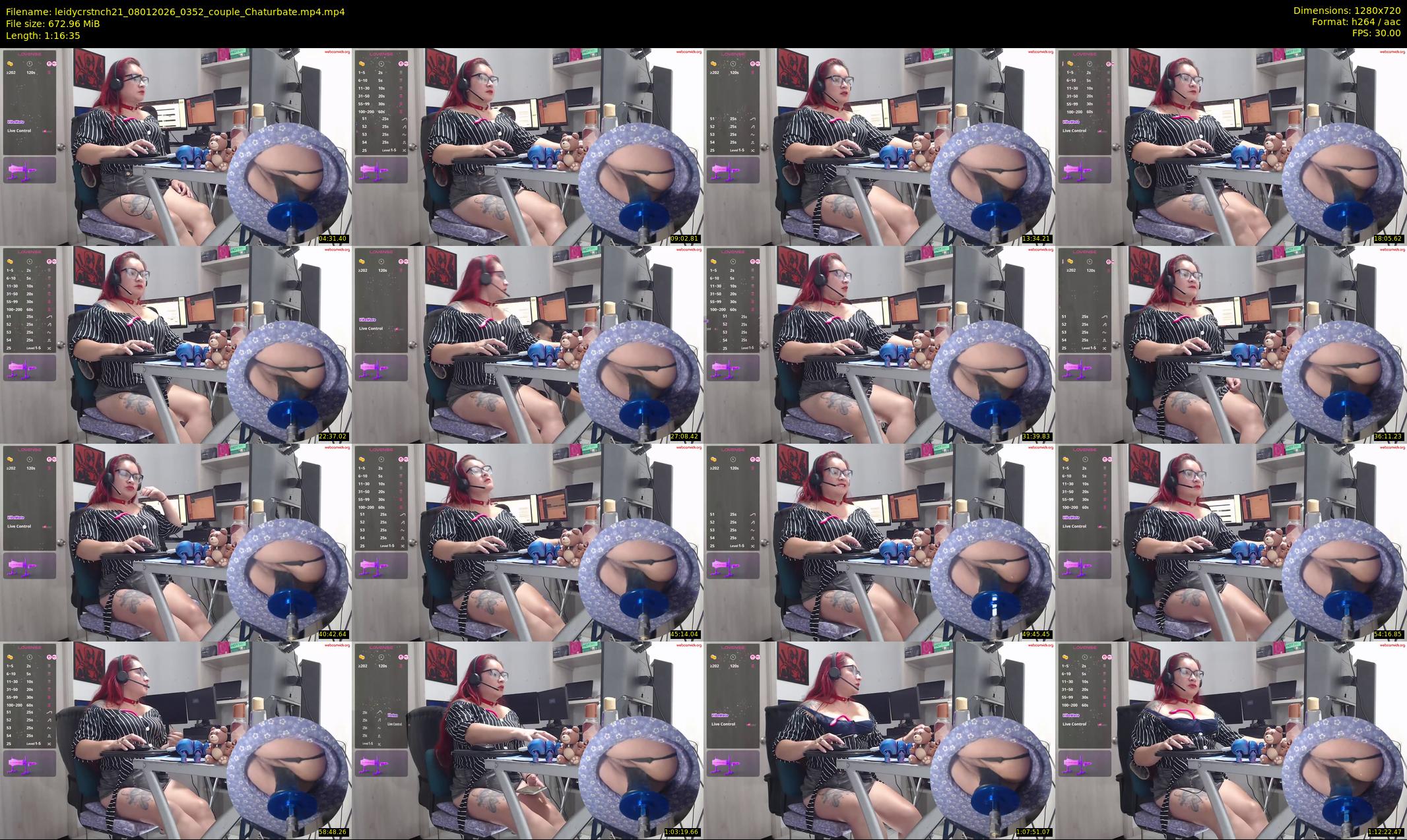 leidycrstnch21 — 77 minute Chaturbate female cam show recording, 720p, Jan 8, 2026