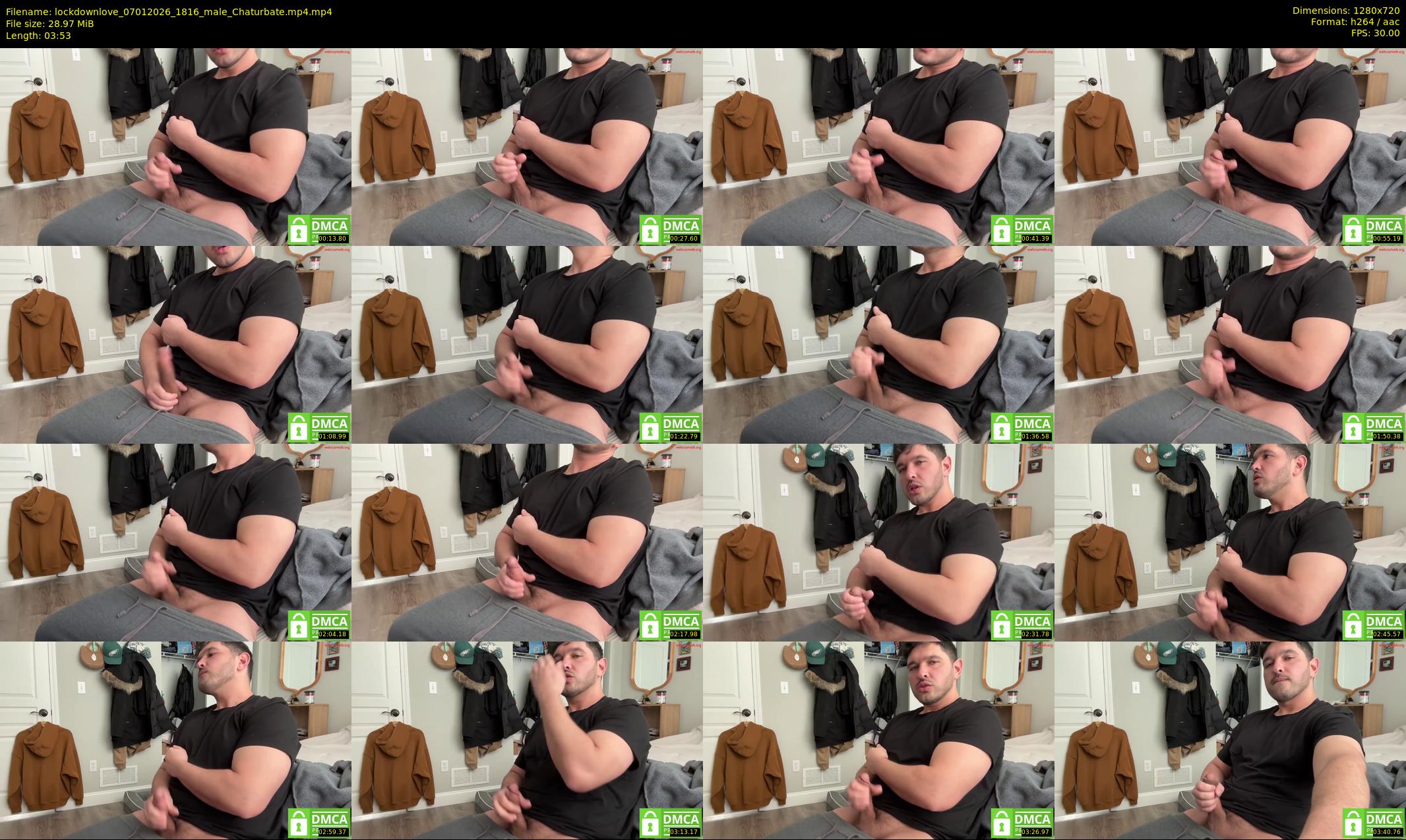 lockdownlove — 4 minute Chaturbate male cam show recording, 720p, Jan 7, 2026