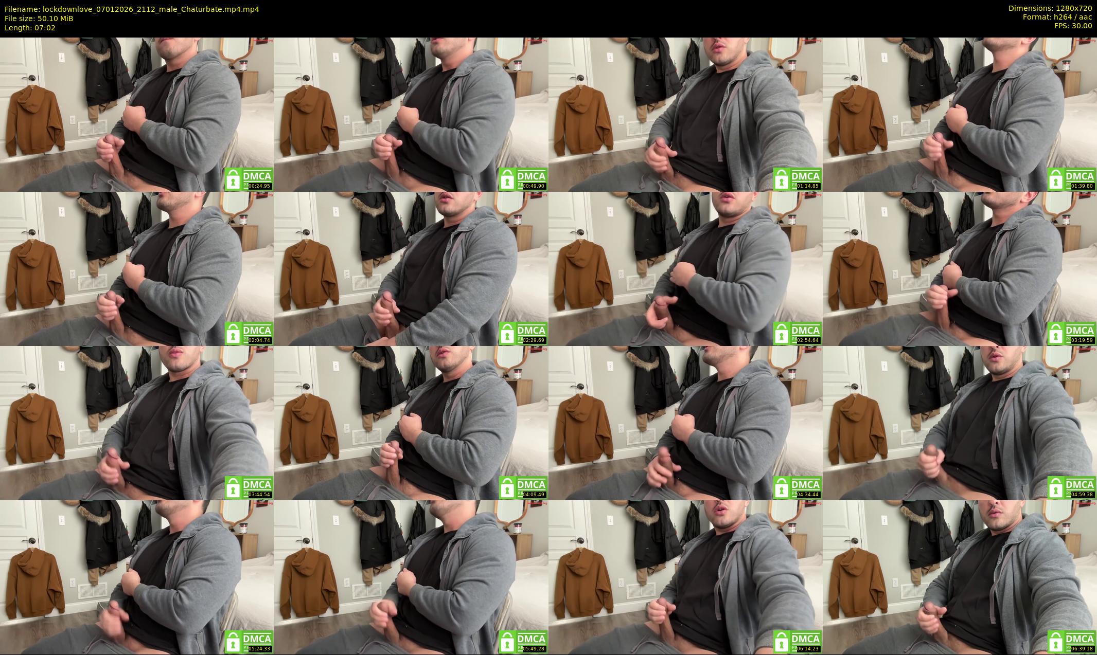 lockdownlove — 8 minute Chaturbate male cam show recording, 720p, Jan 7, 2026