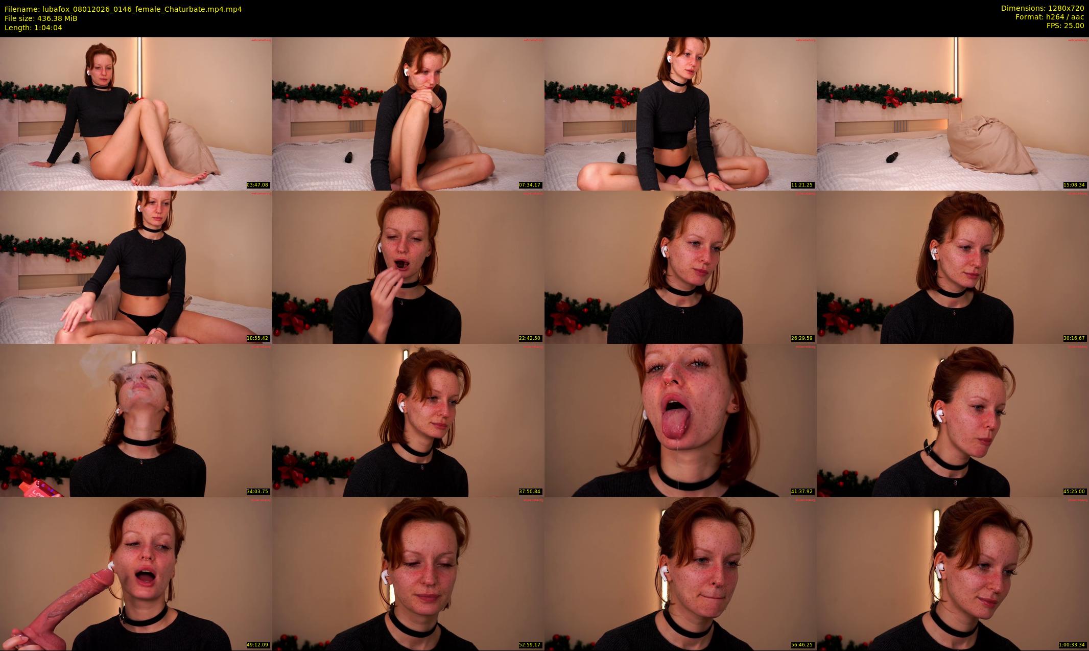 lubafox — 65 minute Chaturbate female cam show recording, 720p, Jan 8, 2026