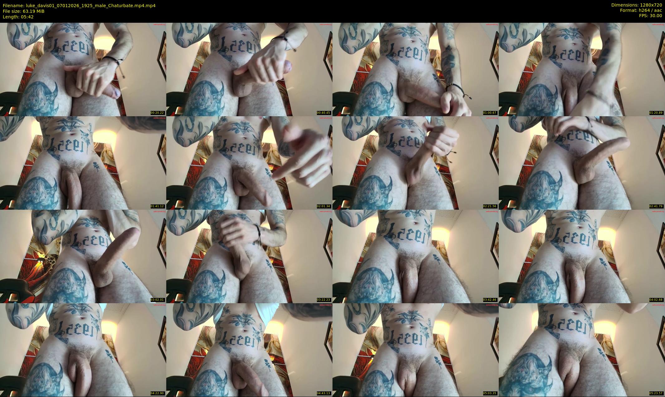 luke_davis01 — 6 minute Chaturbate male cam show recording, 720p, Jan 7, 2026