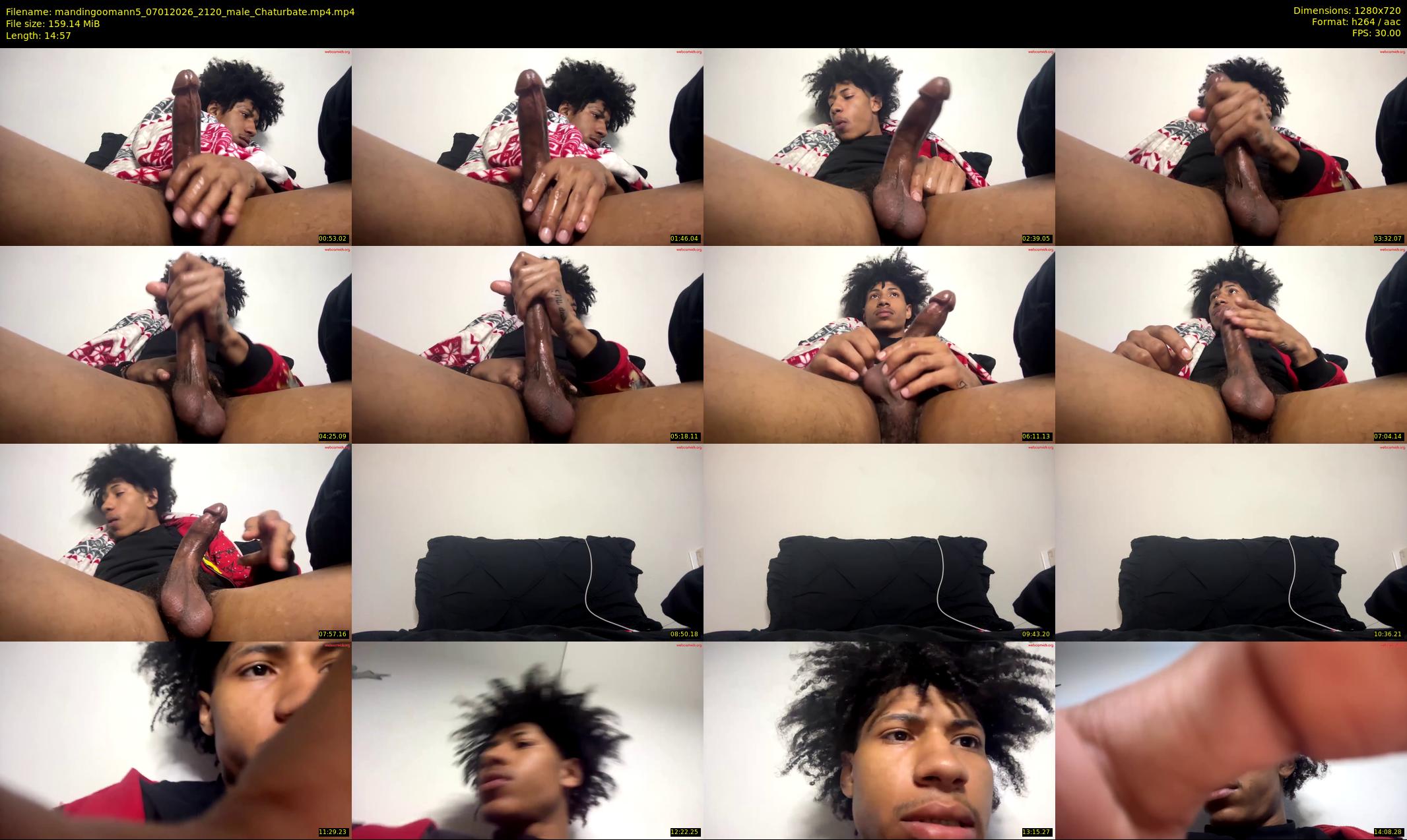 mandingoomann5 — 15 minute Chaturbate male cam show recording, 720p, Jan 7, 2026