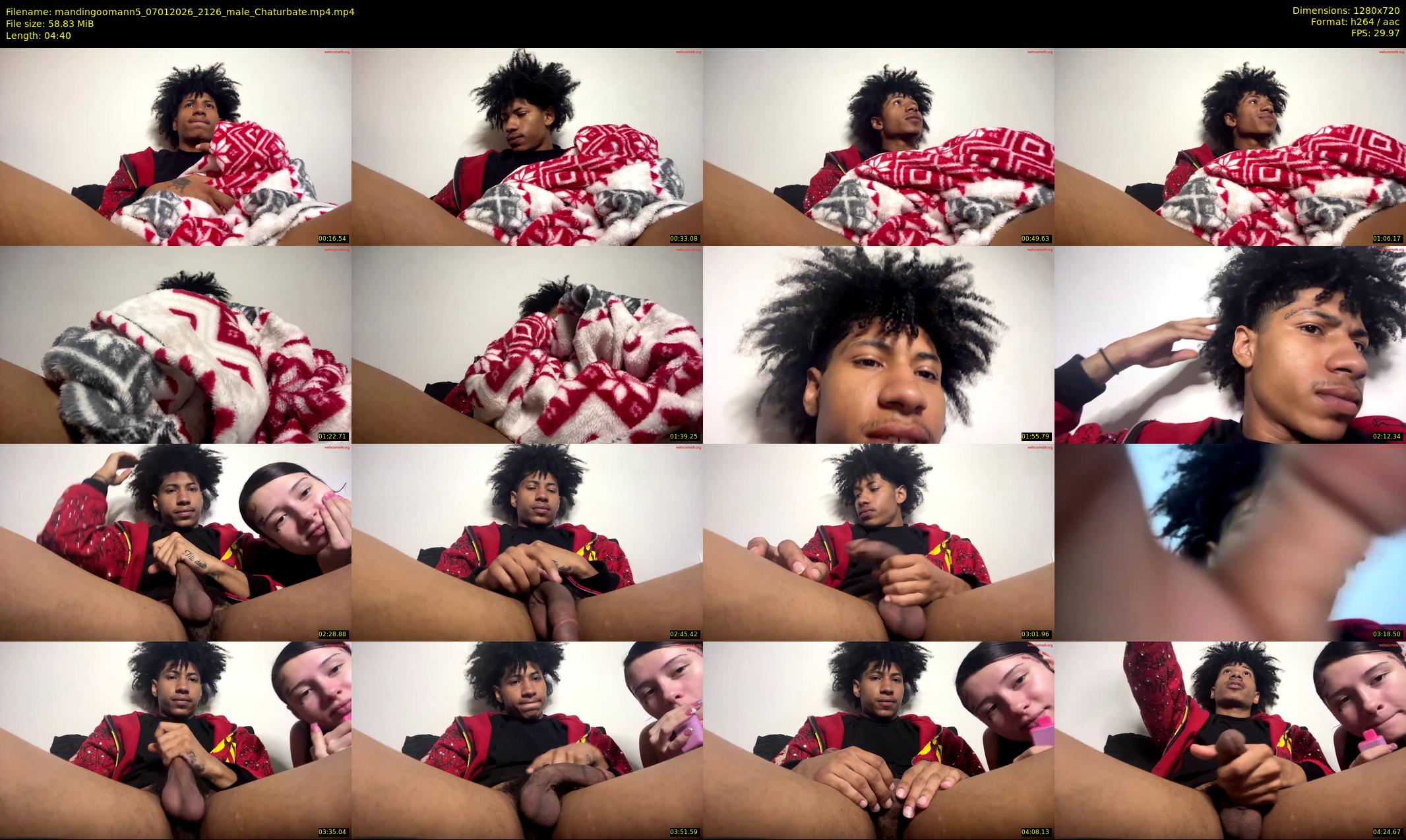 mandingoomann5 — 5 minute Chaturbate male cam show recording, 720p, Jan 7, 2026