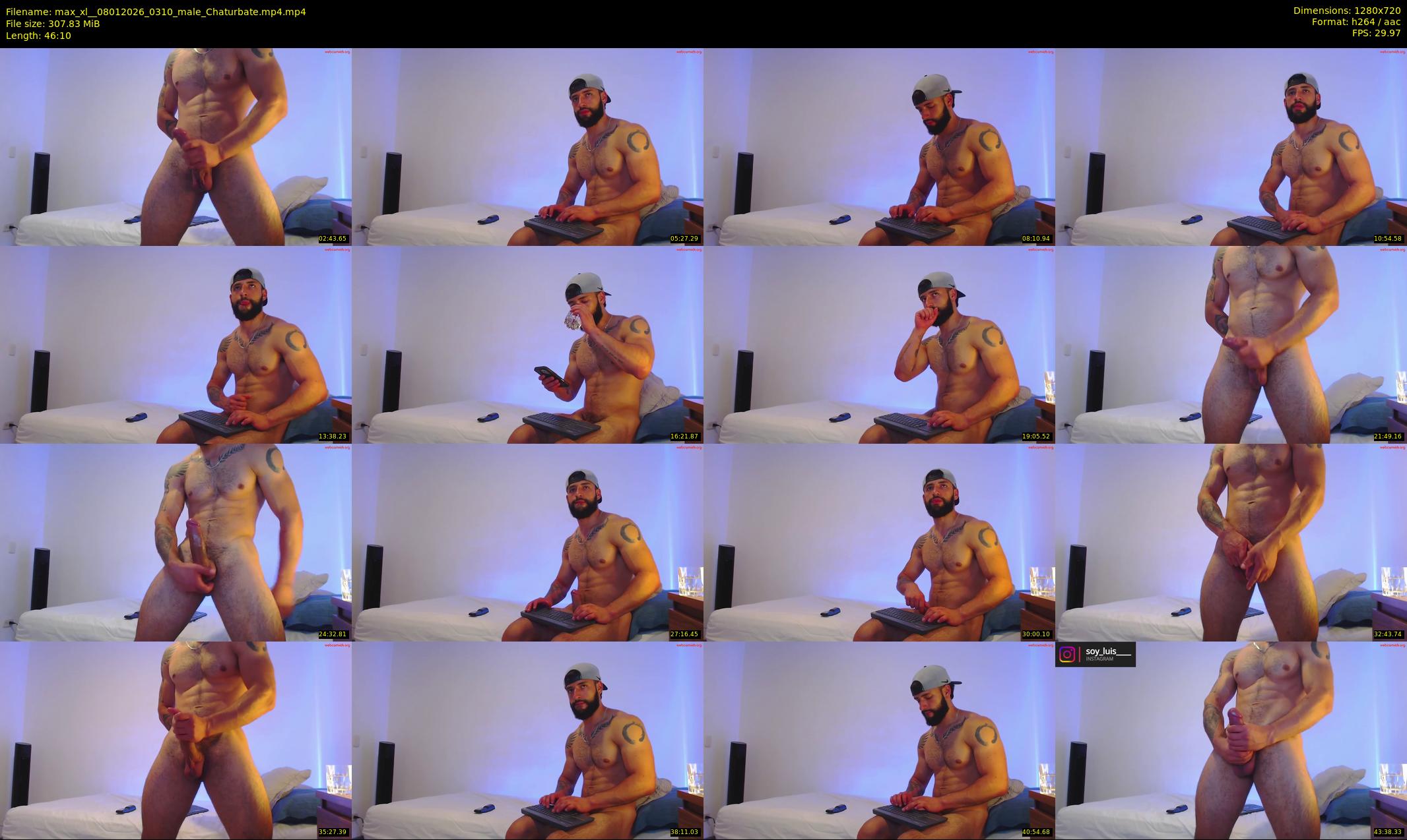 max_xl_ — 47 minute Chaturbate male cam show recording, 720p, Jan 8, 2026