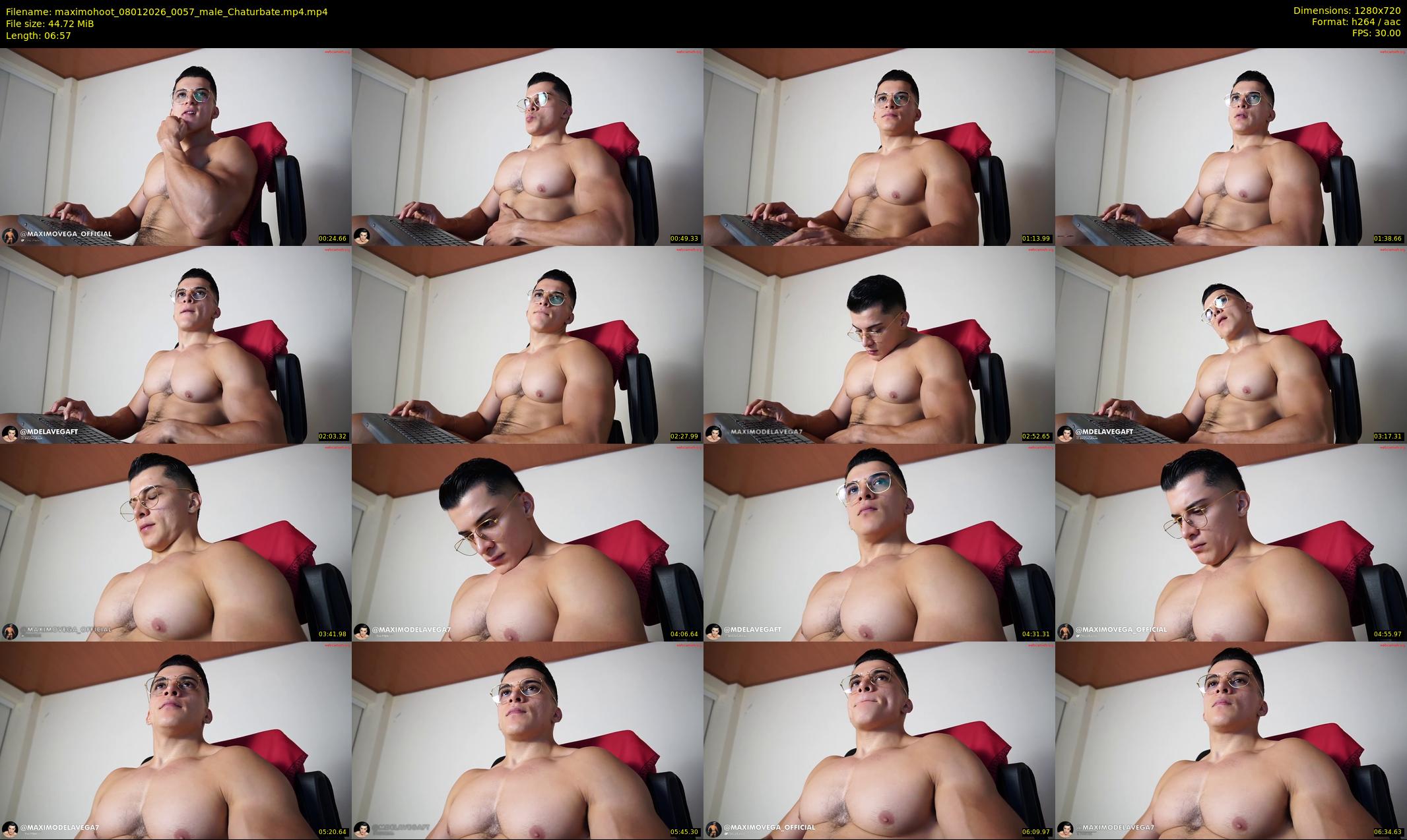 maximohoot — 7 minute Chaturbate male cam show recording, 720p, Jan 8, 2026