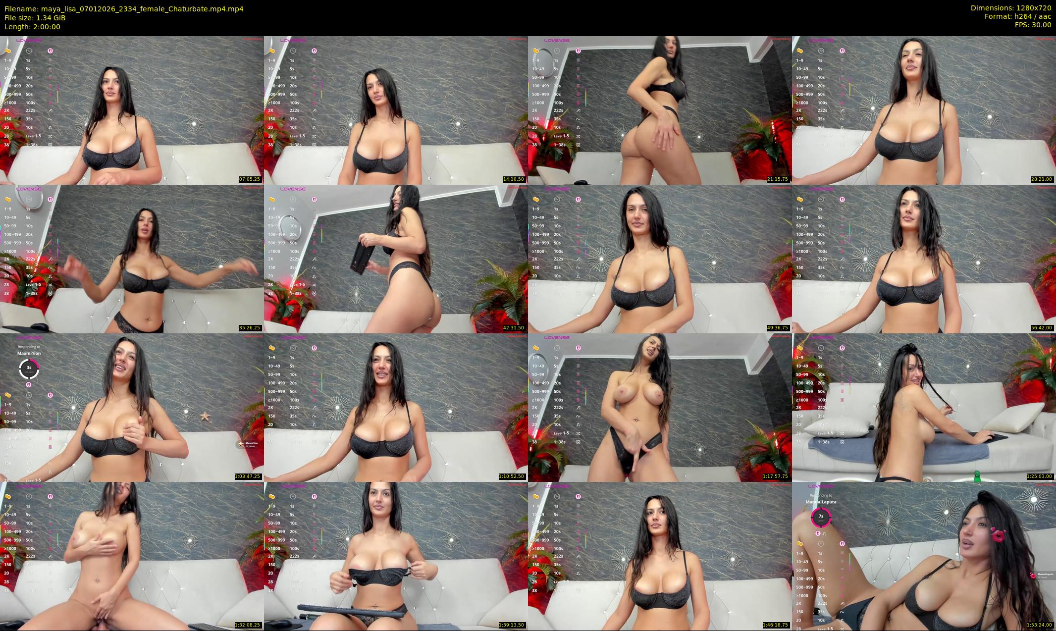 maya_lisa — 120 minute Chaturbate female cam show recording, 720p, Jan 7, 2026