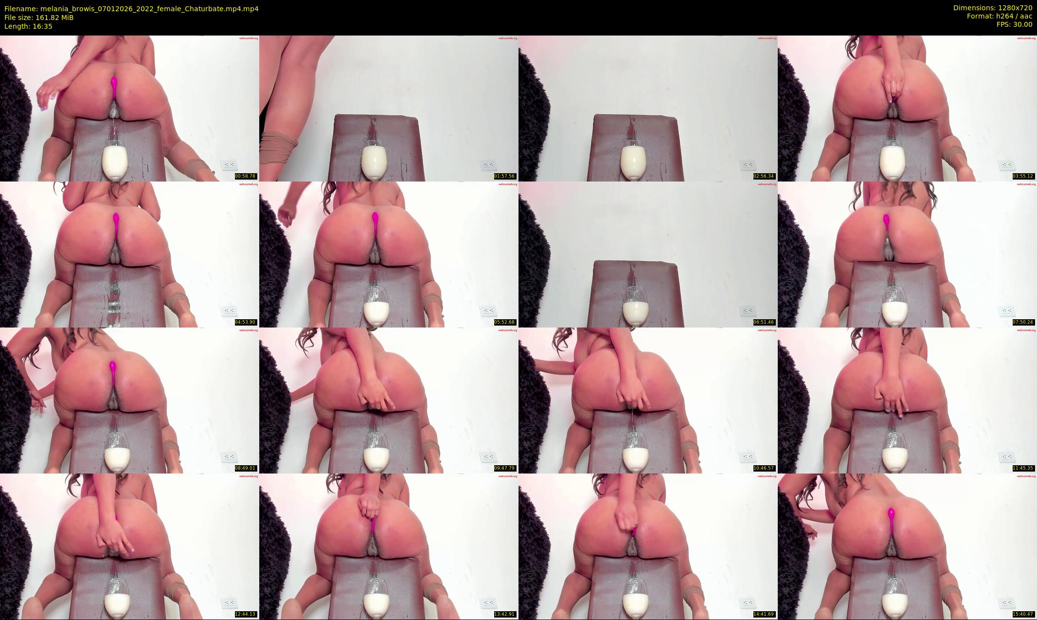 melania_browis — 17 minute Chaturbate female cam show recording, 720p, Jan 7, 2026