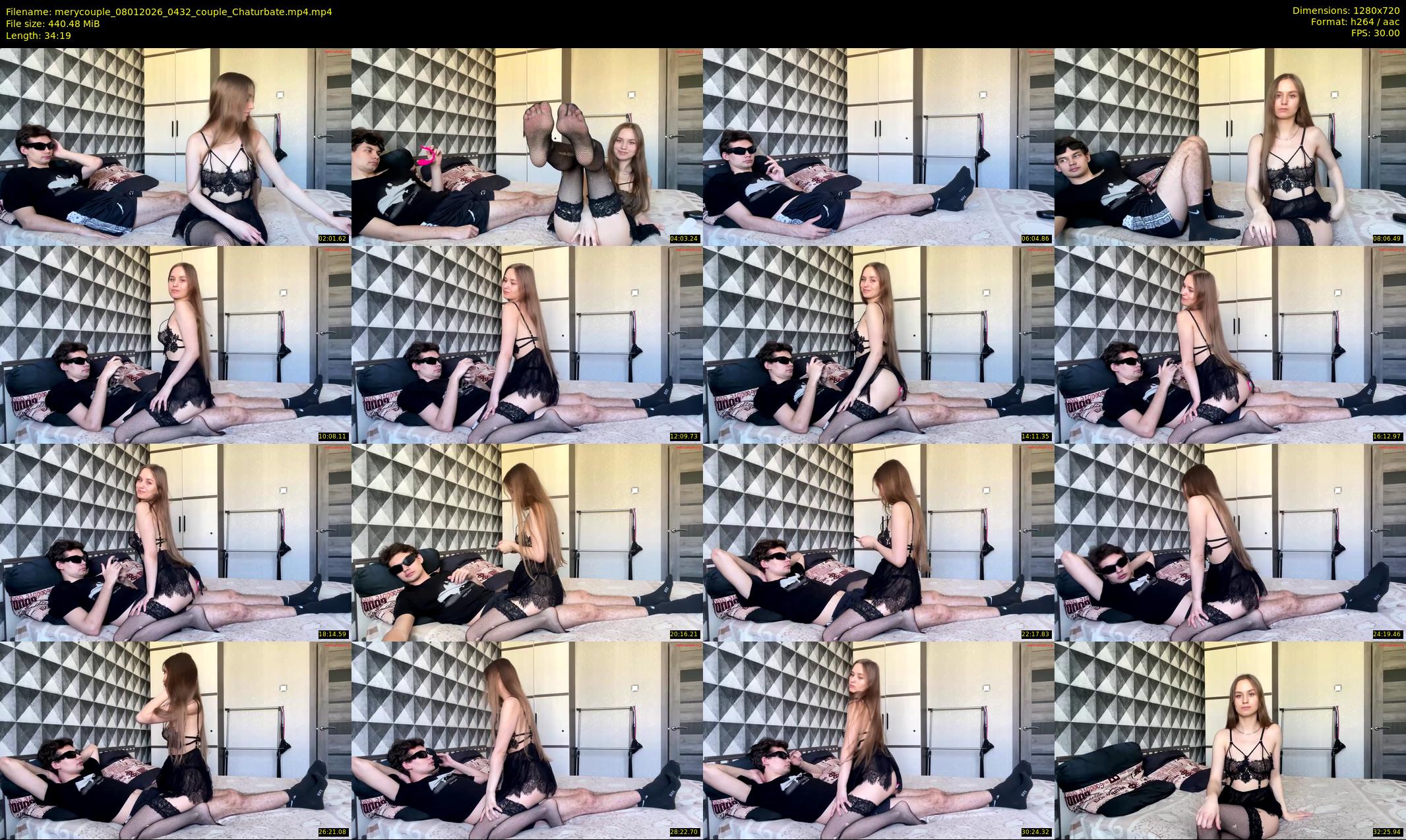 merycouple — 35 minute Chaturbate couple cam show recording, 720p, Jan 8, 2026