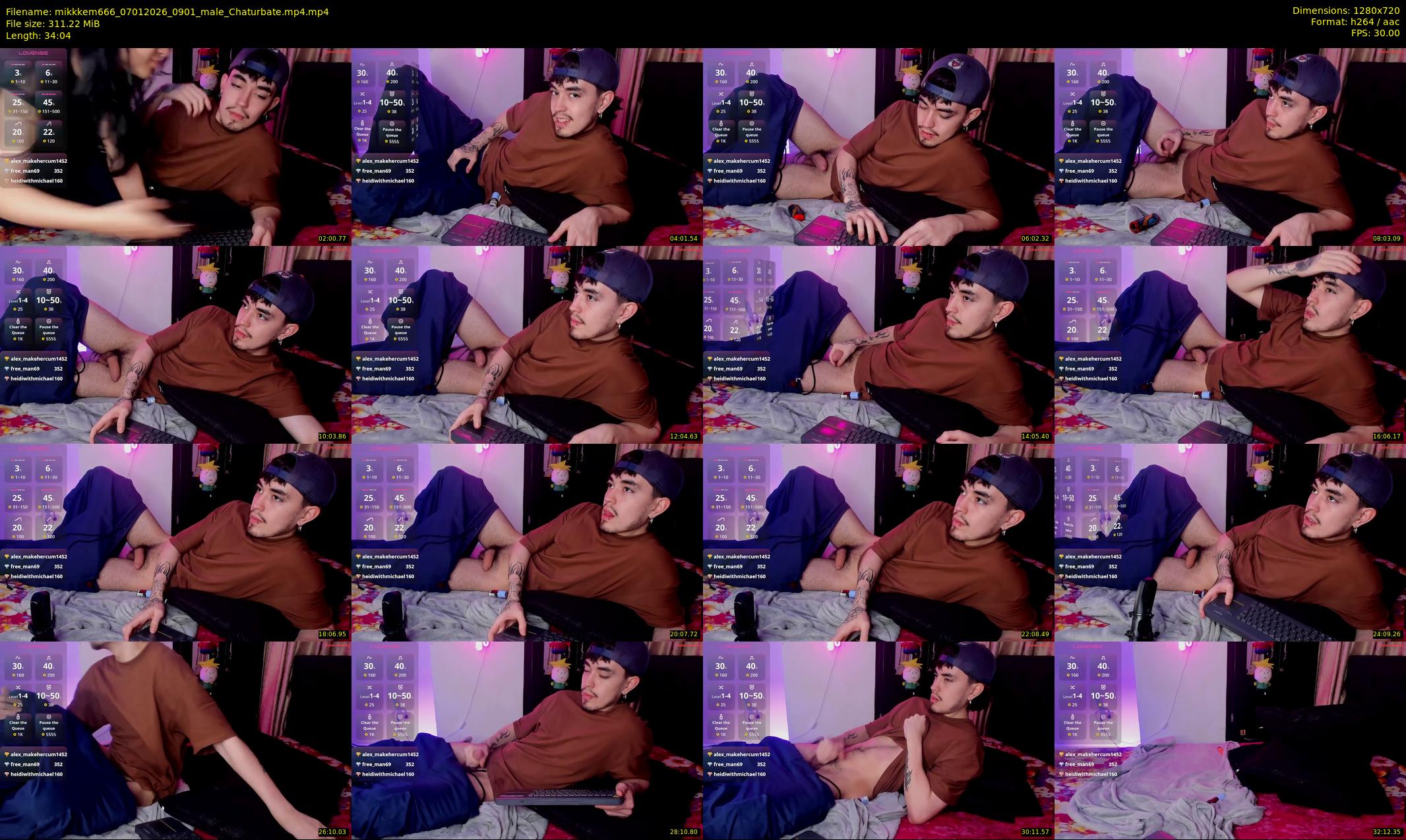 mikkkem666 — 35 minute Chaturbate couple cam show recording, 720p, Jan 7, 2026