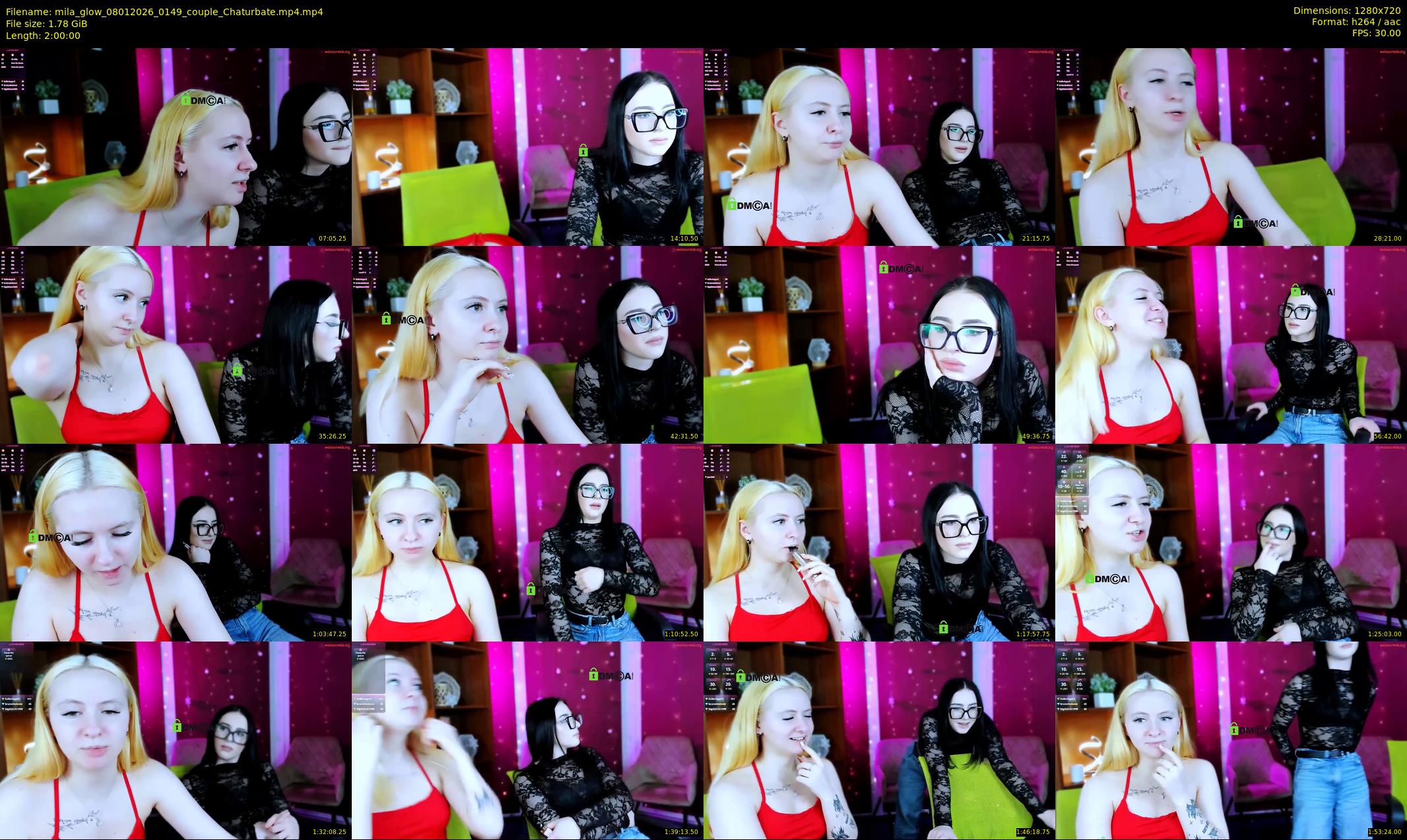 mila_glow — 120 minute Chaturbate female cam show recording, 720p, Jan 8, 2026