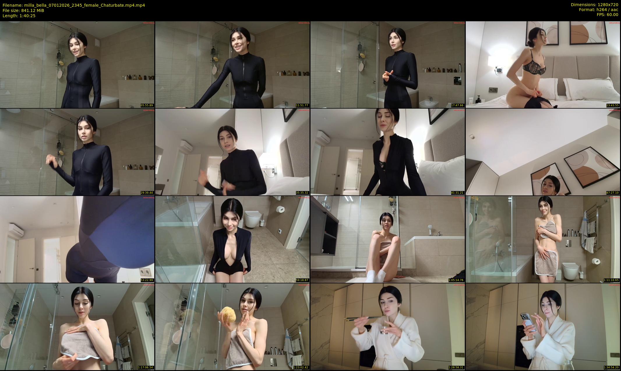 milla_bella — 101 minute Chaturbate female cam show recording, 720p, Jan 7, 2026