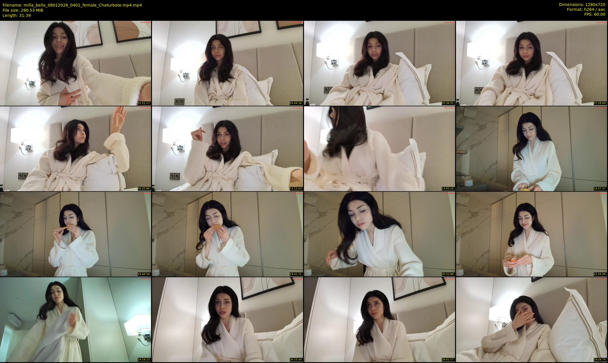 milla_bella — 32 minute Chaturbate female cam show recording, 720p, Jan 8, 2026