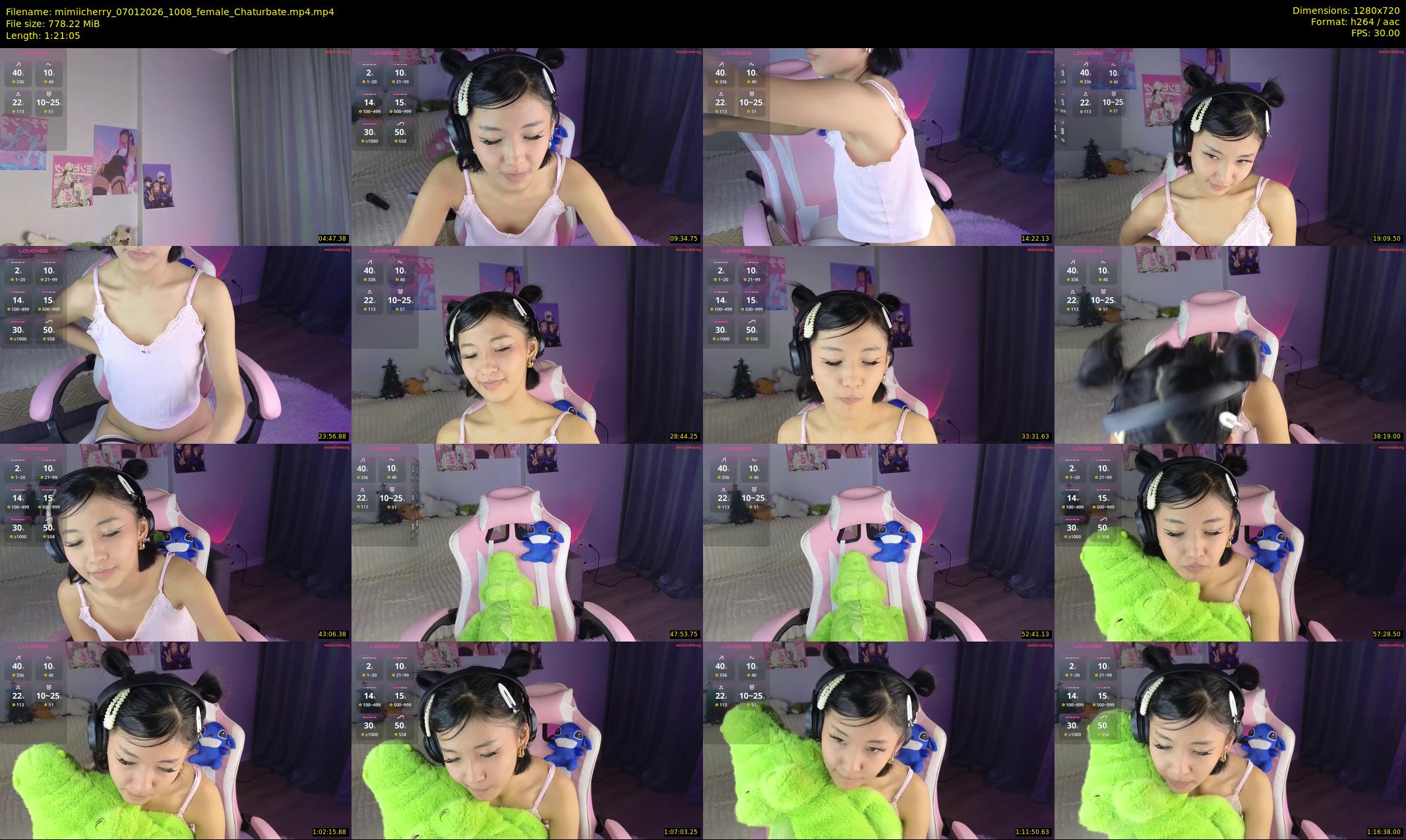 mimiicherry — 82 minute Chaturbate female cam show recording, 720p, Jan 7, 2026