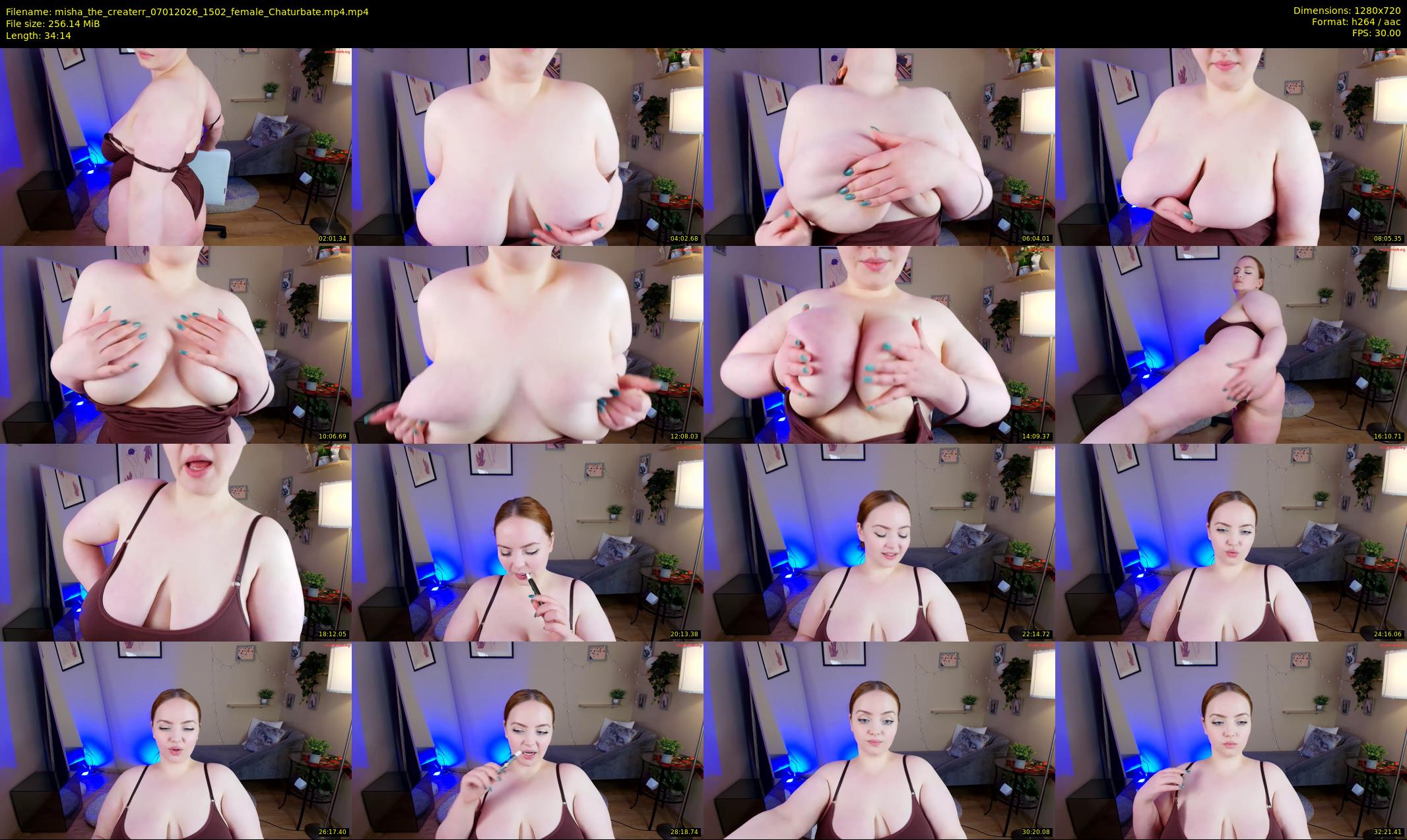 misha_the_createrr — 35 minute Chaturbate female cam show recording, 720p, Jan 7, 2026