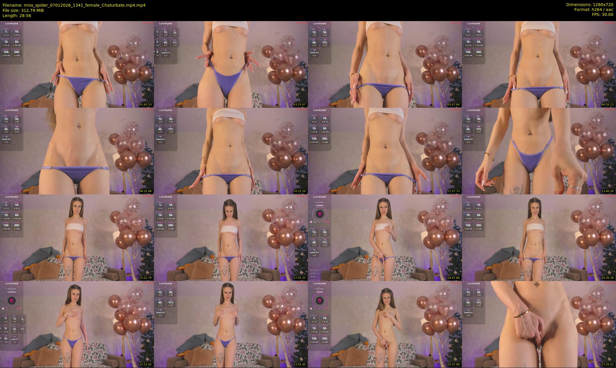 miss_spider — 29 minute Chaturbate female cam show recording, 720p, Jan 7, 2026