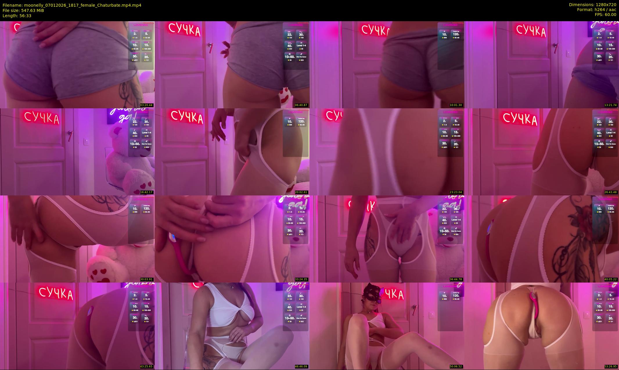 moonelly — 57 minute Chaturbate female cam show recording, 720p, Jan 7, 2026