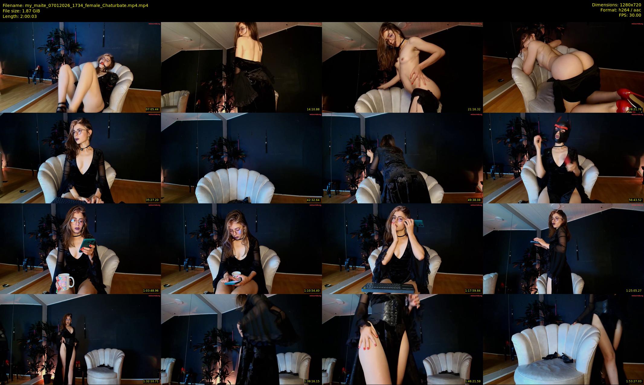 my_maite — 121 minute Chaturbate female cam show recording, 720p, Jan 7, 2026