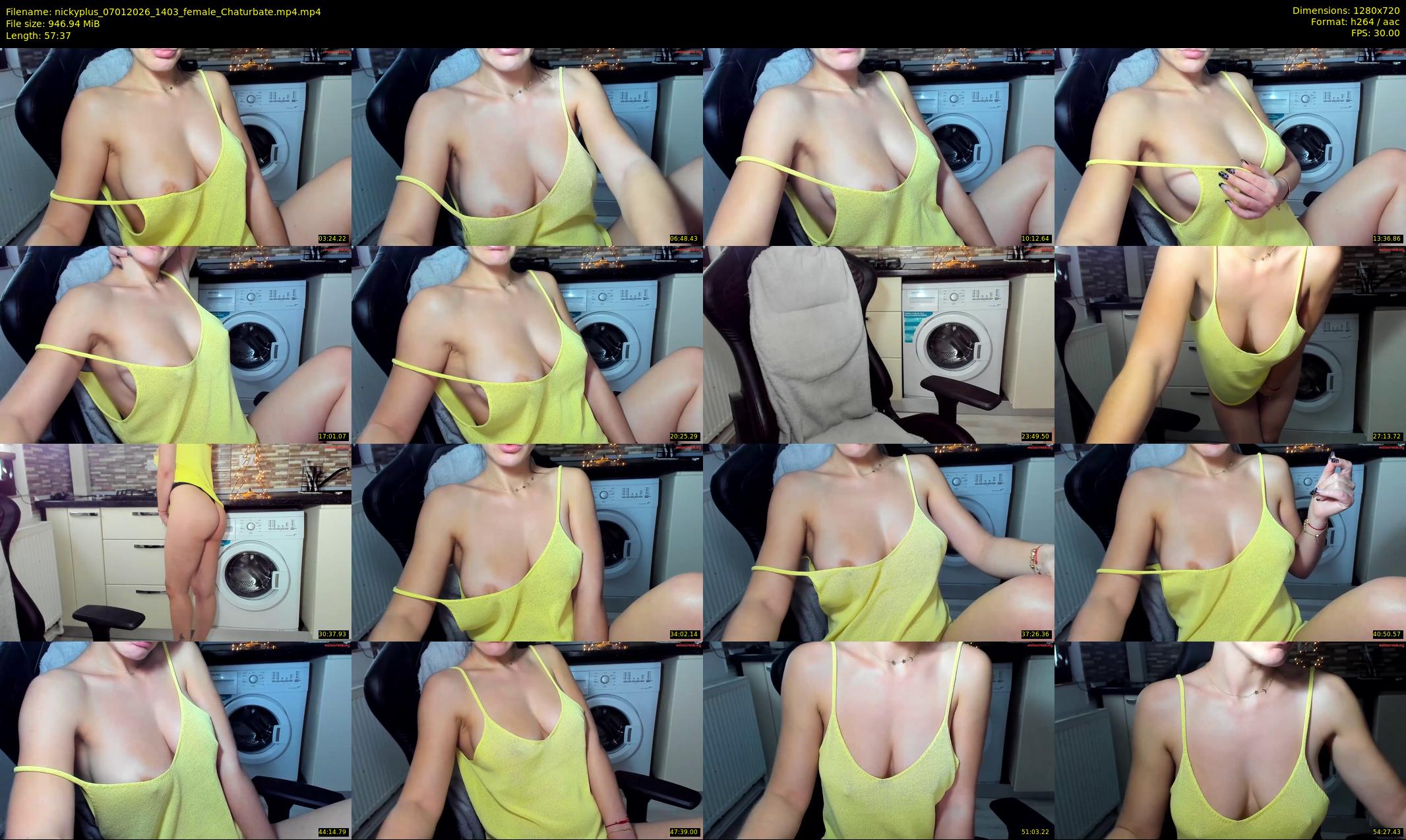 nickyplus — 58 minute Chaturbate couple cam show recording, 720p, Jan 7, 2026