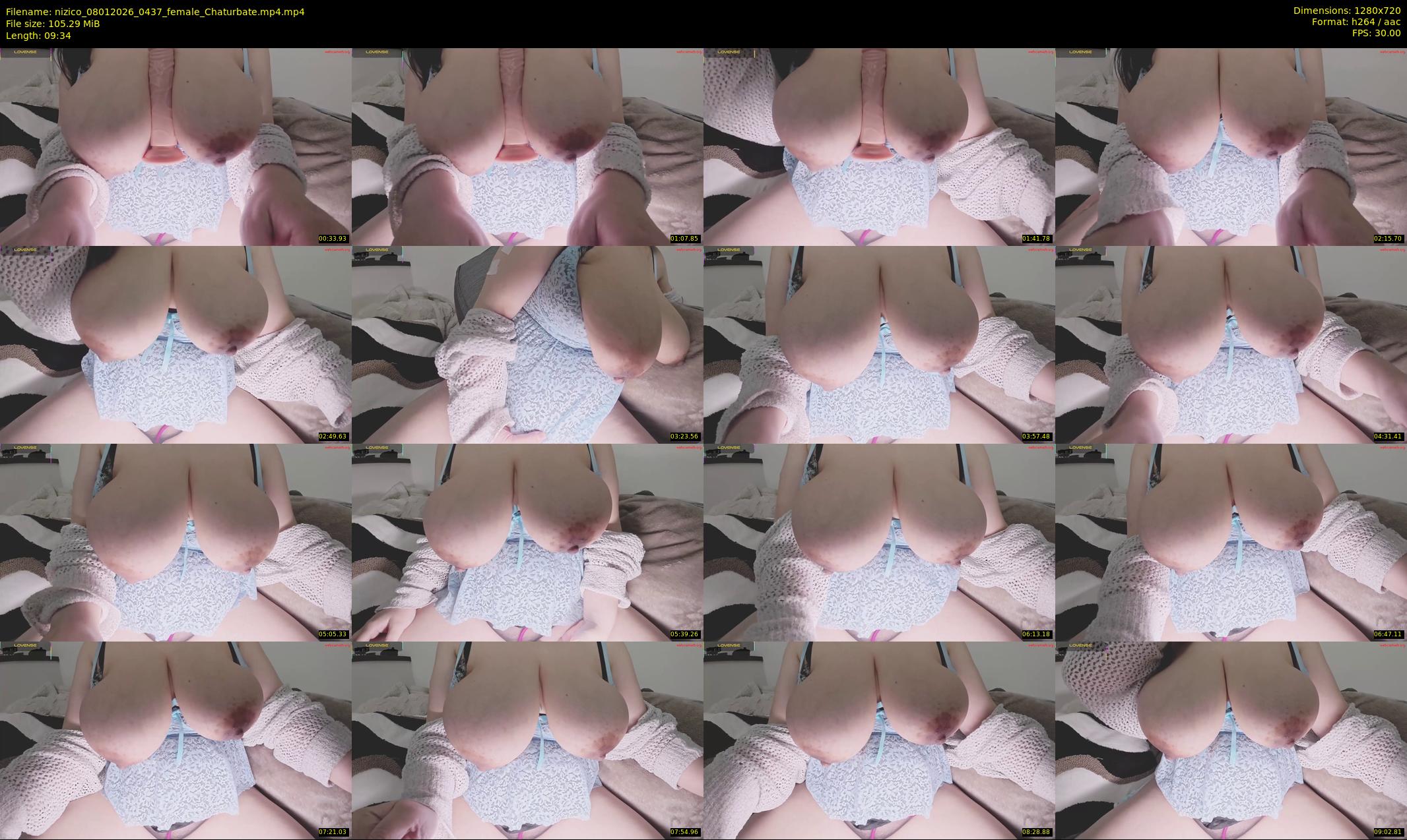 nizico — 10 minute Chaturbate female cam show recording, 720p, Jan 8, 2026
