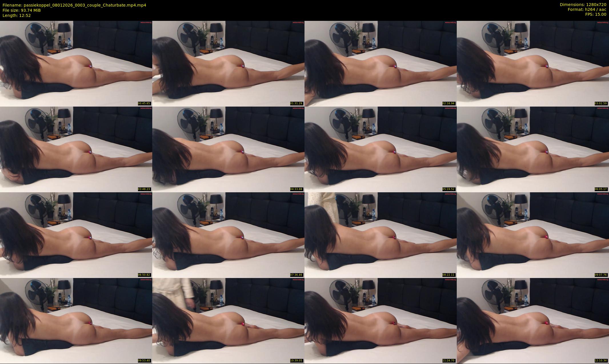 passiekoppel — 13 minute Chaturbate couple cam show recording, 720p, Jan 8, 2026