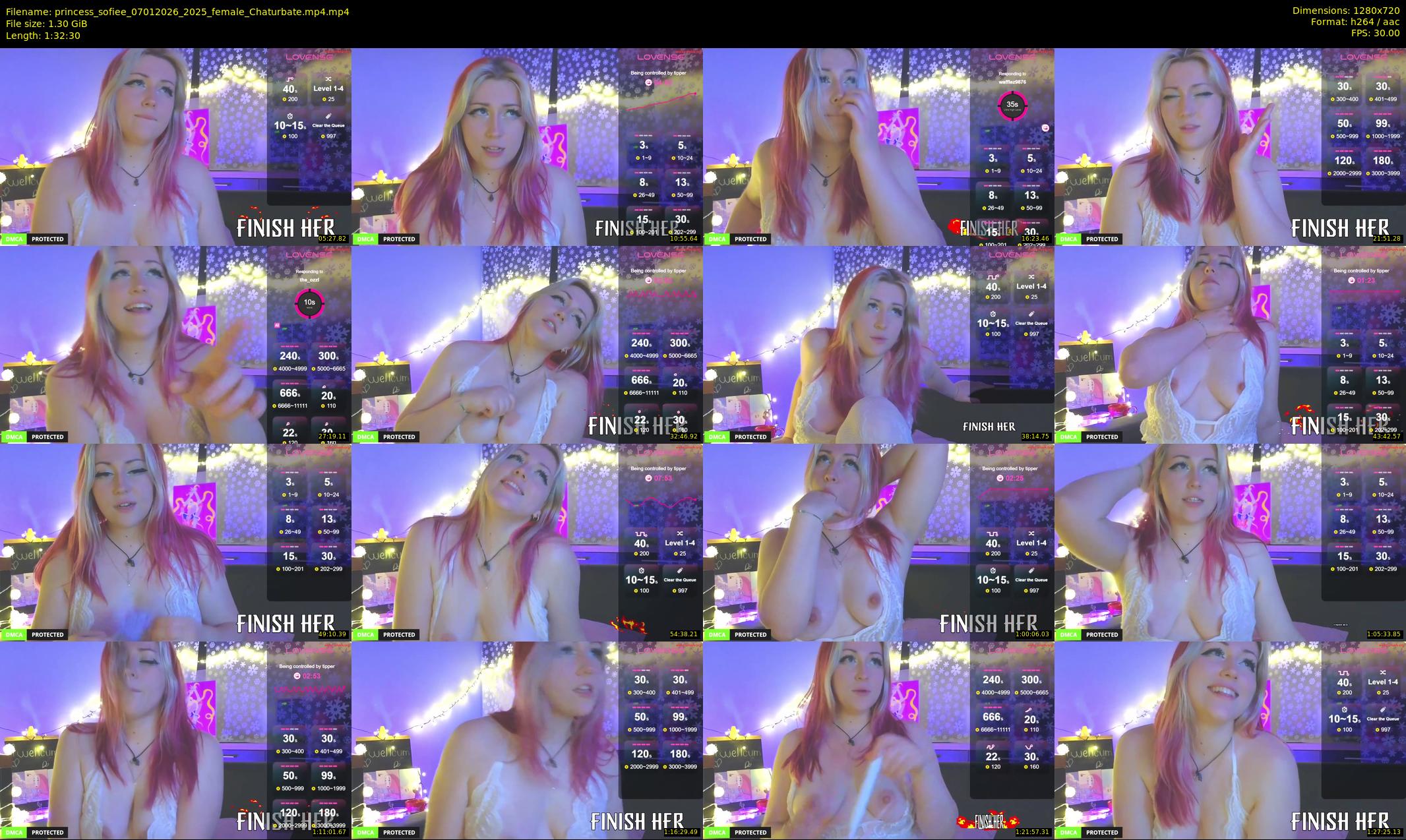 princess_sofiee — 93 minute Chaturbate female cam show recording, 720p, Jan 7, 2026