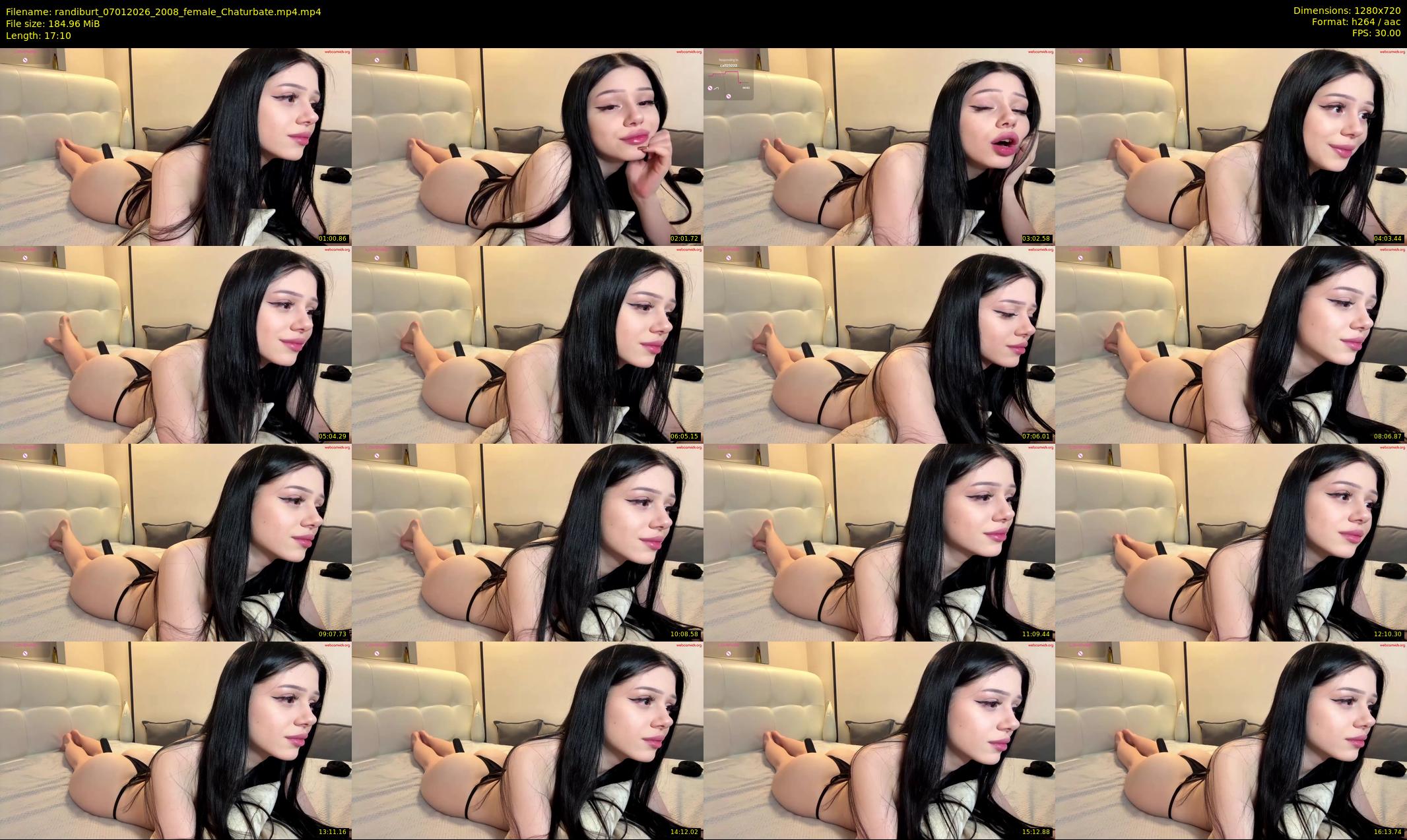randiburt — 18 minute Chaturbate female cam show recording, 720p, Jan 7, 2026