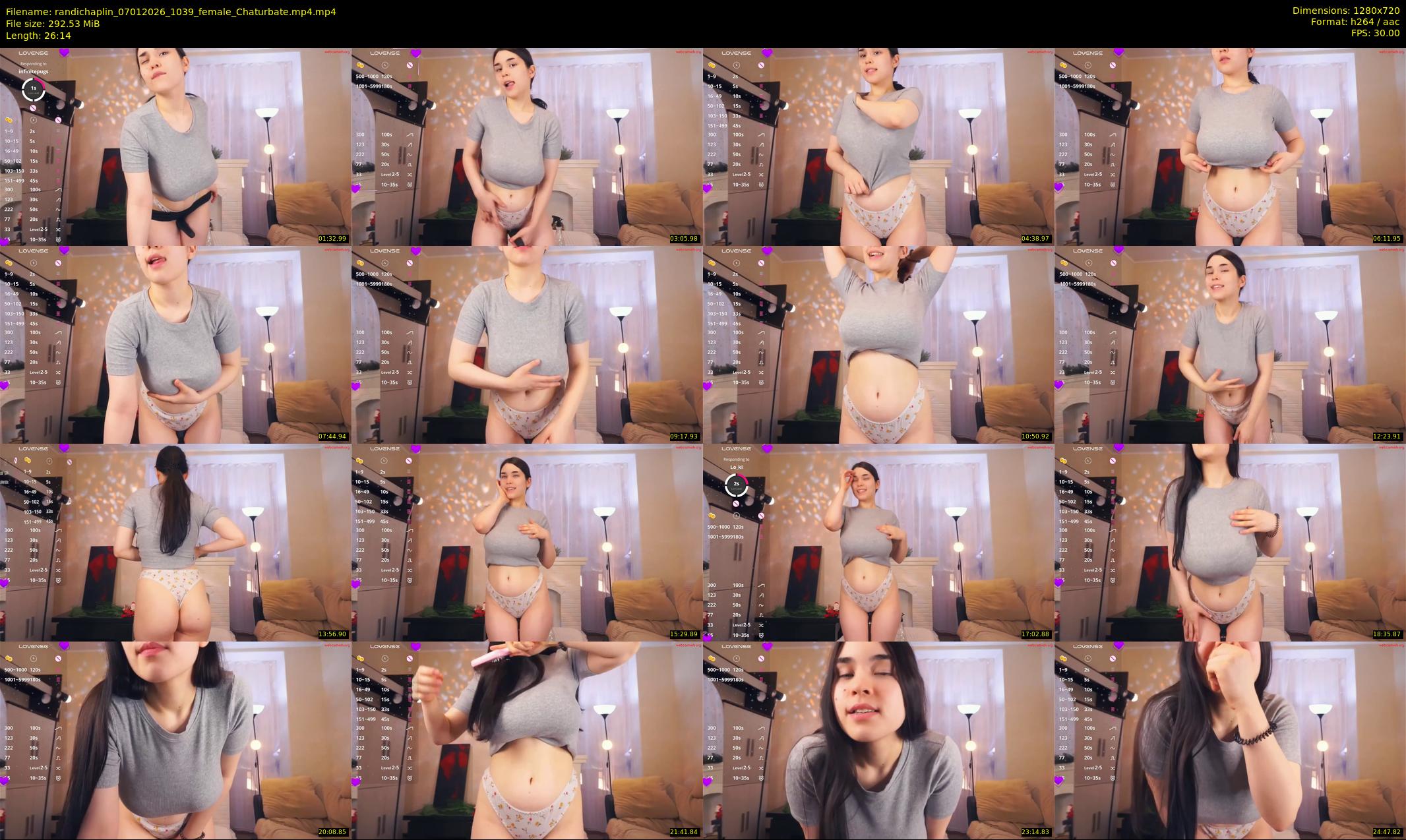 randichaplin — 27 minute Chaturbate female cam show recording, 720p, Jan 7, 2026