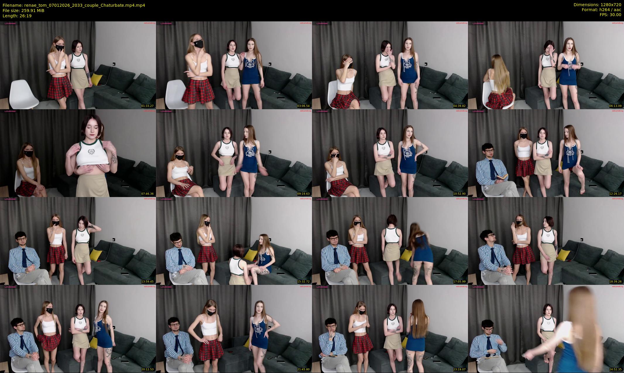 renae_tom — 27 minute Chaturbate couple cam show recording, 720p, Jan 7, 2026