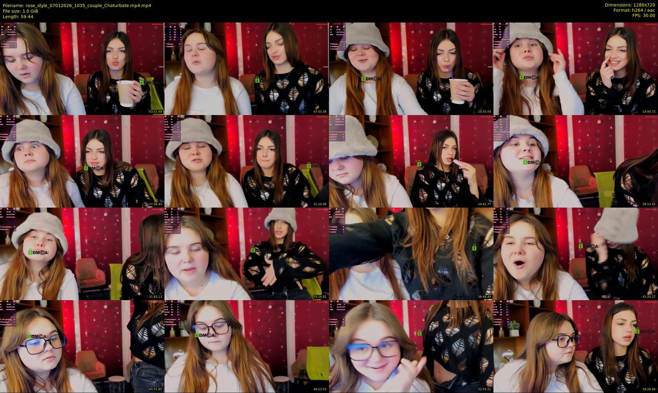 rose_style — 60 minute Chaturbate couple cam show recording, 720p, Jan 7, 2026