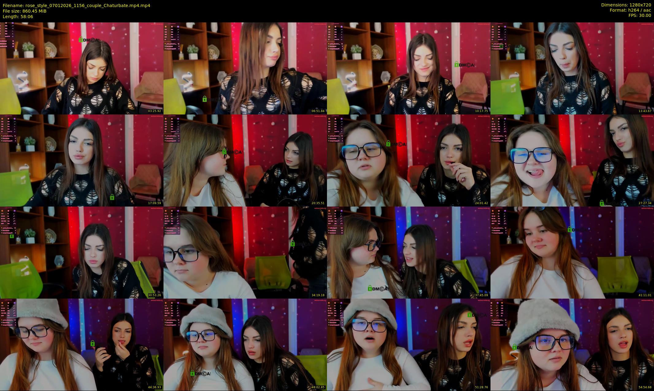 rose_style — 59 minute Chaturbate couple cam show recording, 720p, Jan 7, 2026