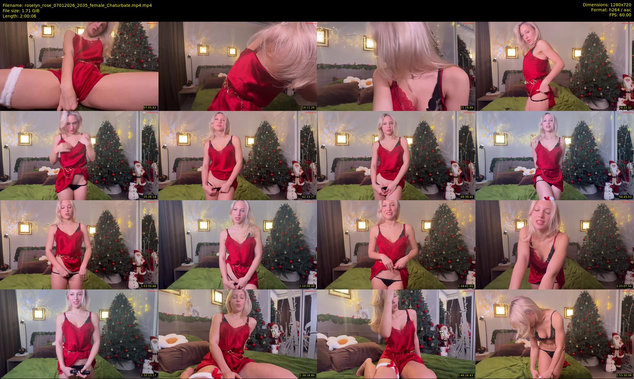 roselyn_rose — 121 minute Chaturbate female cam show recording, 720p, Jan 7, 2026