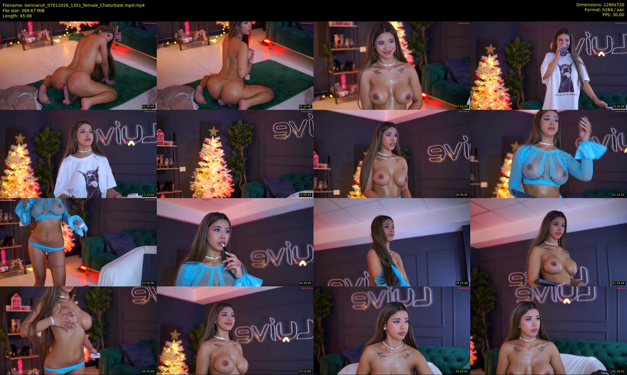 siennaruh — 46 minute Chaturbate female cam show recording, 720p, Jan 7, 2026
