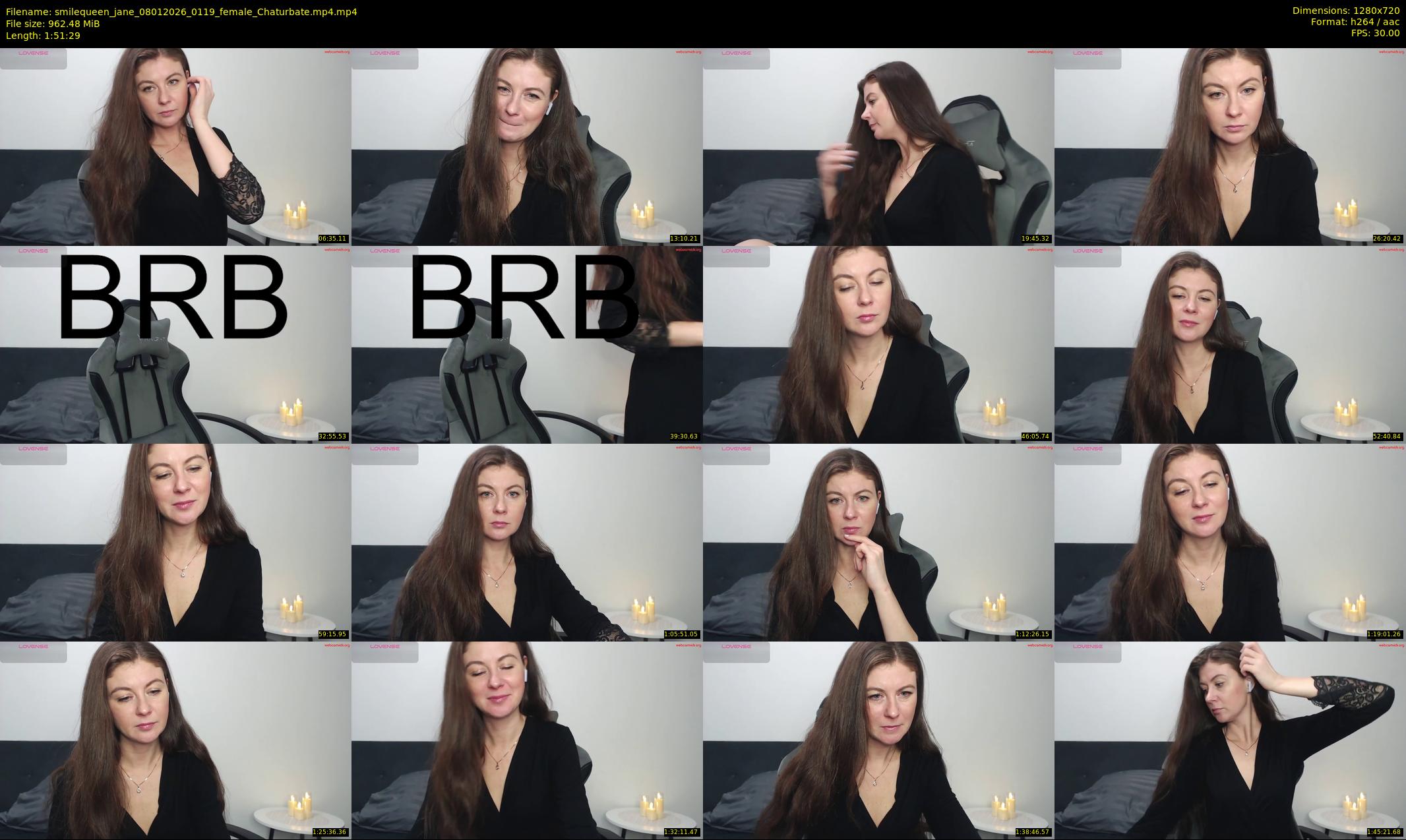 smilequeen_jane — 112 minute Chaturbate female cam show recording, 720p, Jan 8, 2026