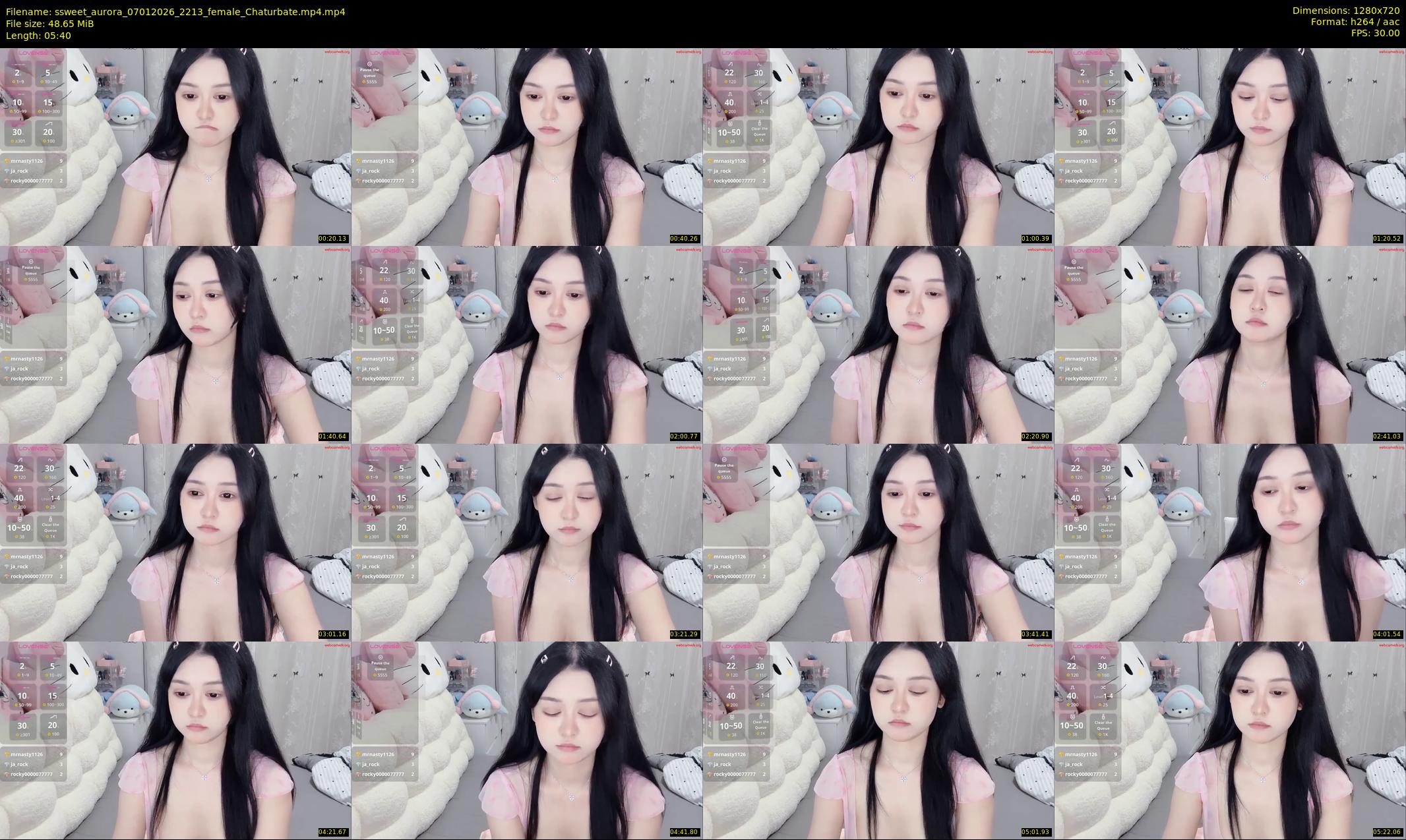 ssweet_aurora — 6 minute Chaturbate female cam show recording, 720p, Jan 7, 2026