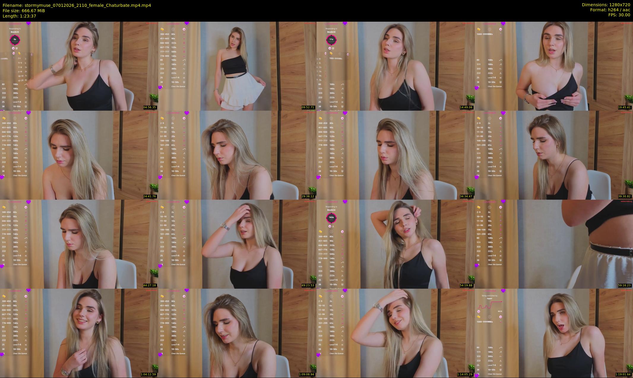 stormymuse — 84 minute Chaturbate female cam show recording, 720p, Jan 7, 2026