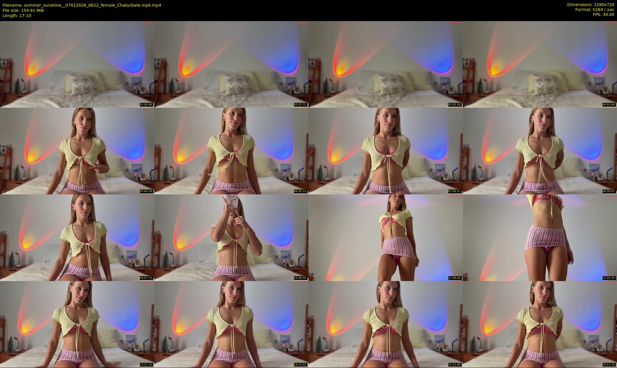 summer_sunshine_ — 18 minute Chaturbate female cam show recording, 720p, Jan 7, 2026